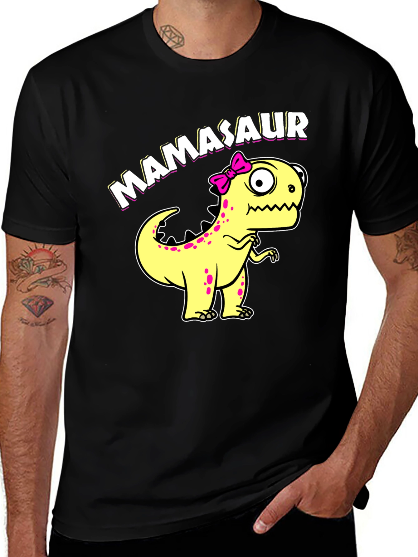 Mamasaur T-Shirt - Cute Dinosaur Graphic Tee