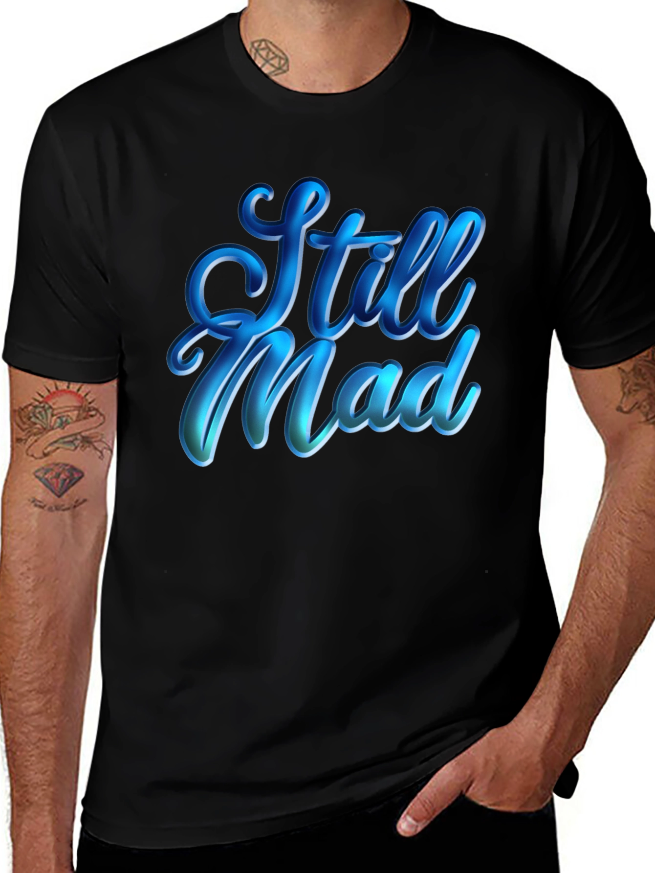 Still Mad Graphic Tee - Men's Black T-Shirt