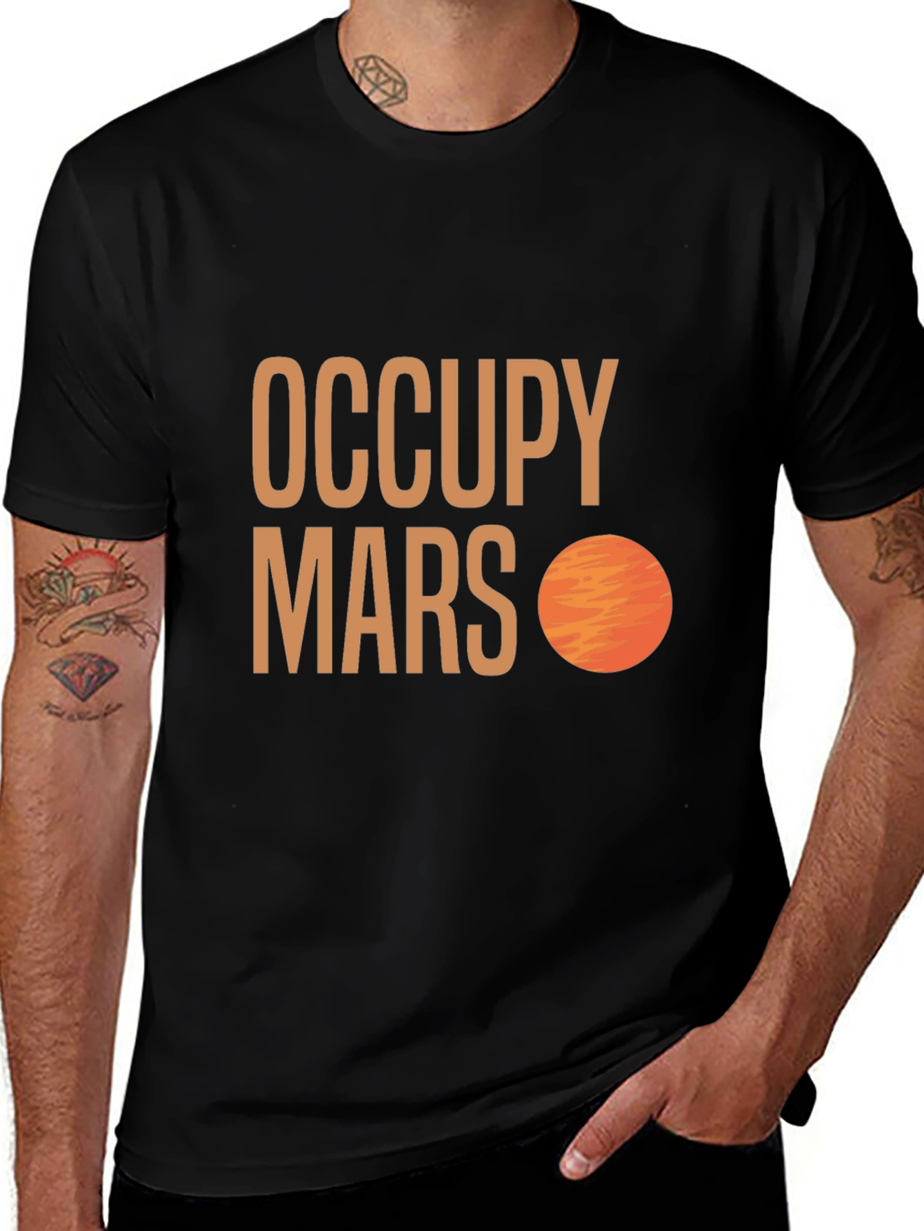 Occupy Mars Graphic T-Shirt - Sci-Fi Space Tee