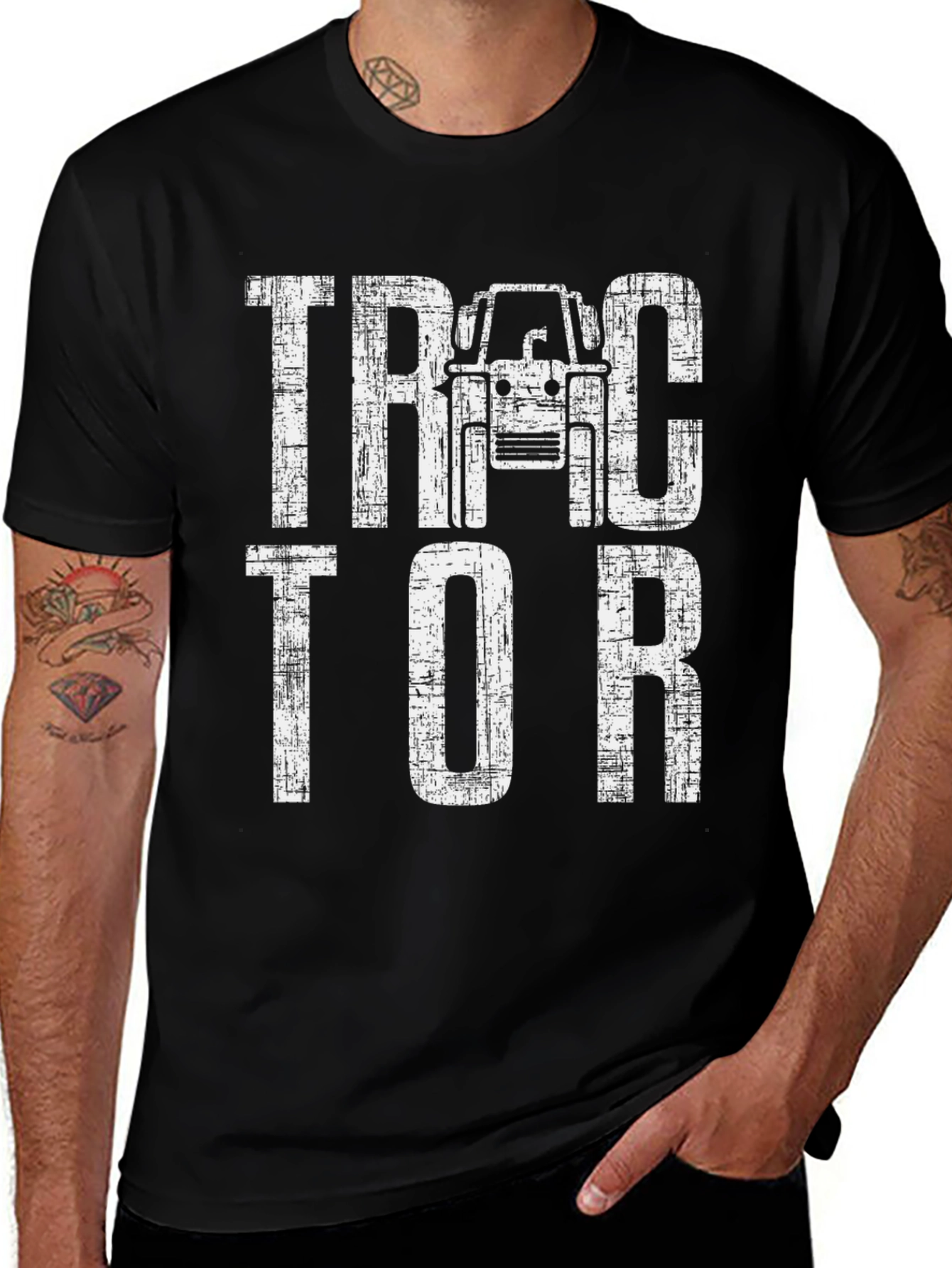 Variant 6 of Tractor Graphic Tee - Farm Life Shirt