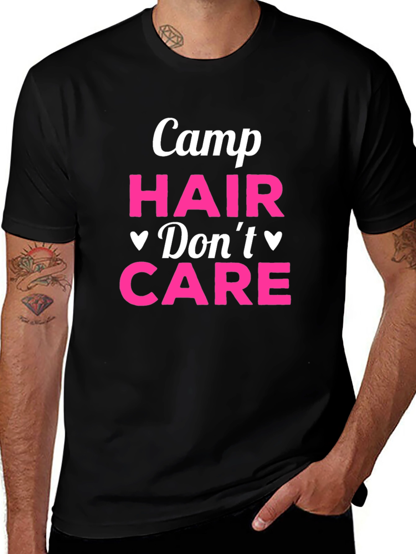 Variant 15 of Camp Hair Don't Care T-Shirt