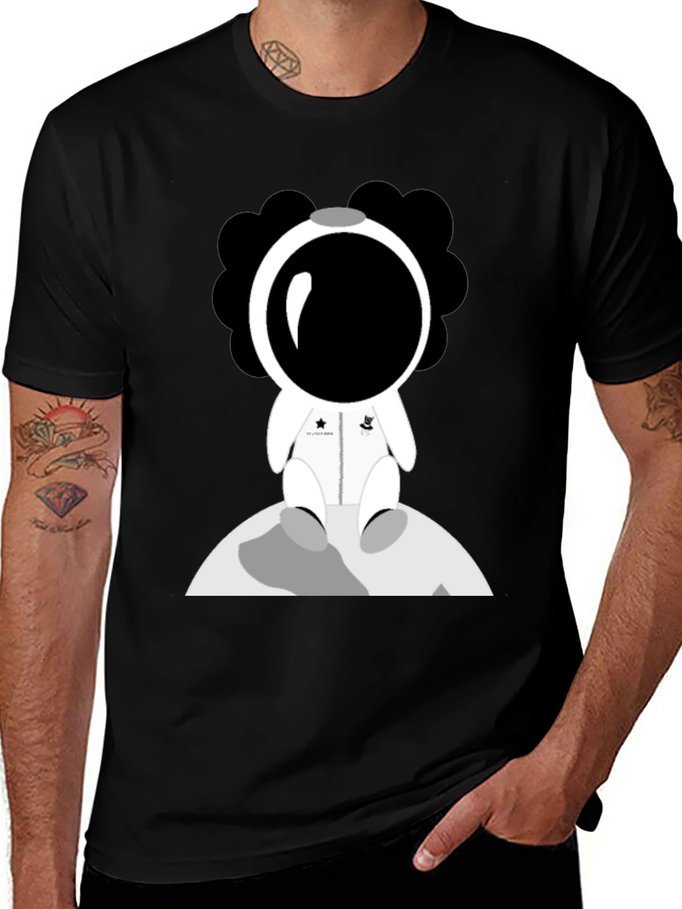 Variant 19 of Astronaut Graphic T-Shirt - Space Adventure Tee