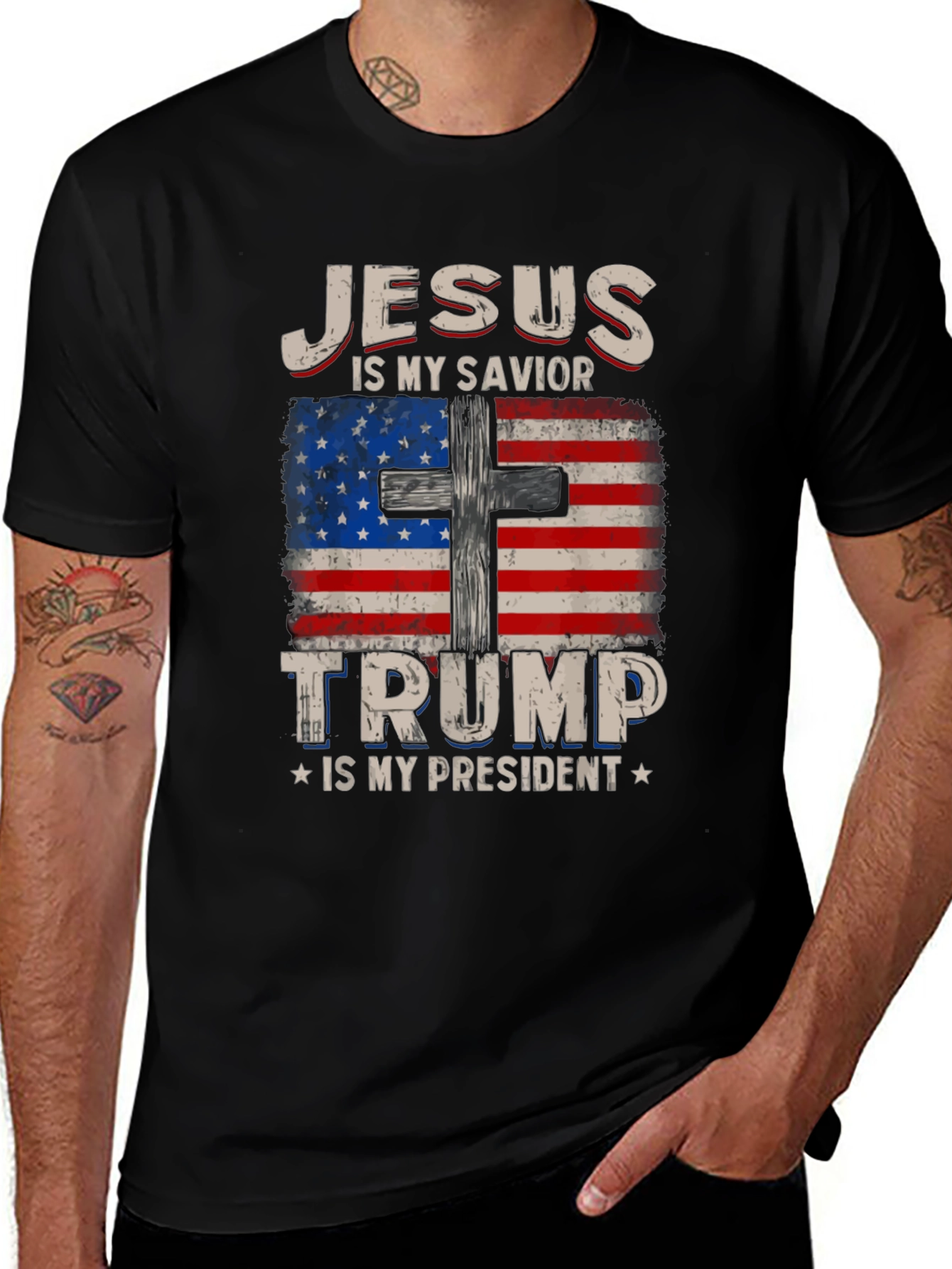 Jesus is My Savior Trump is My President T-Shirt