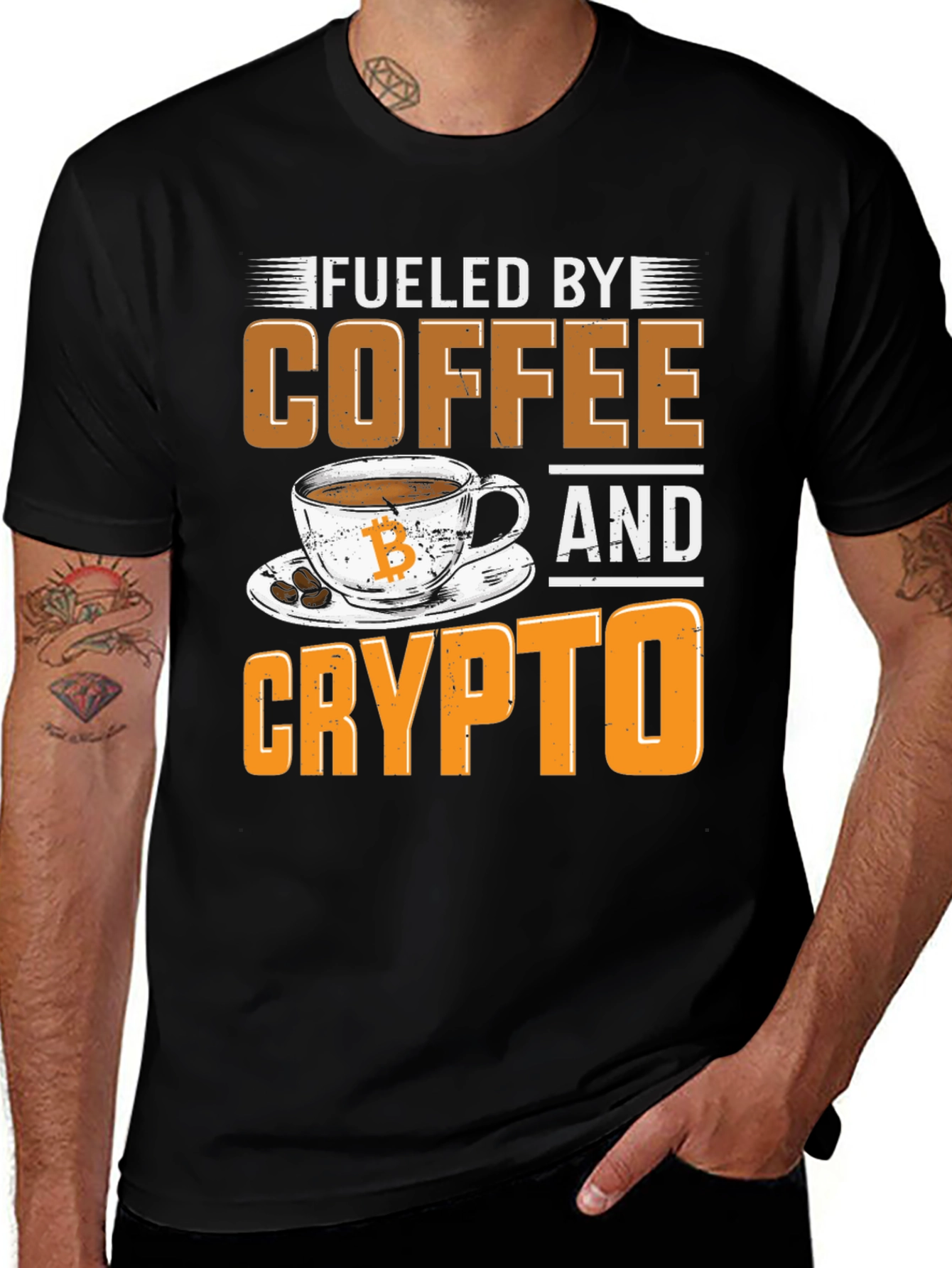 Fueled By Coffee and Crypto T-Shirt