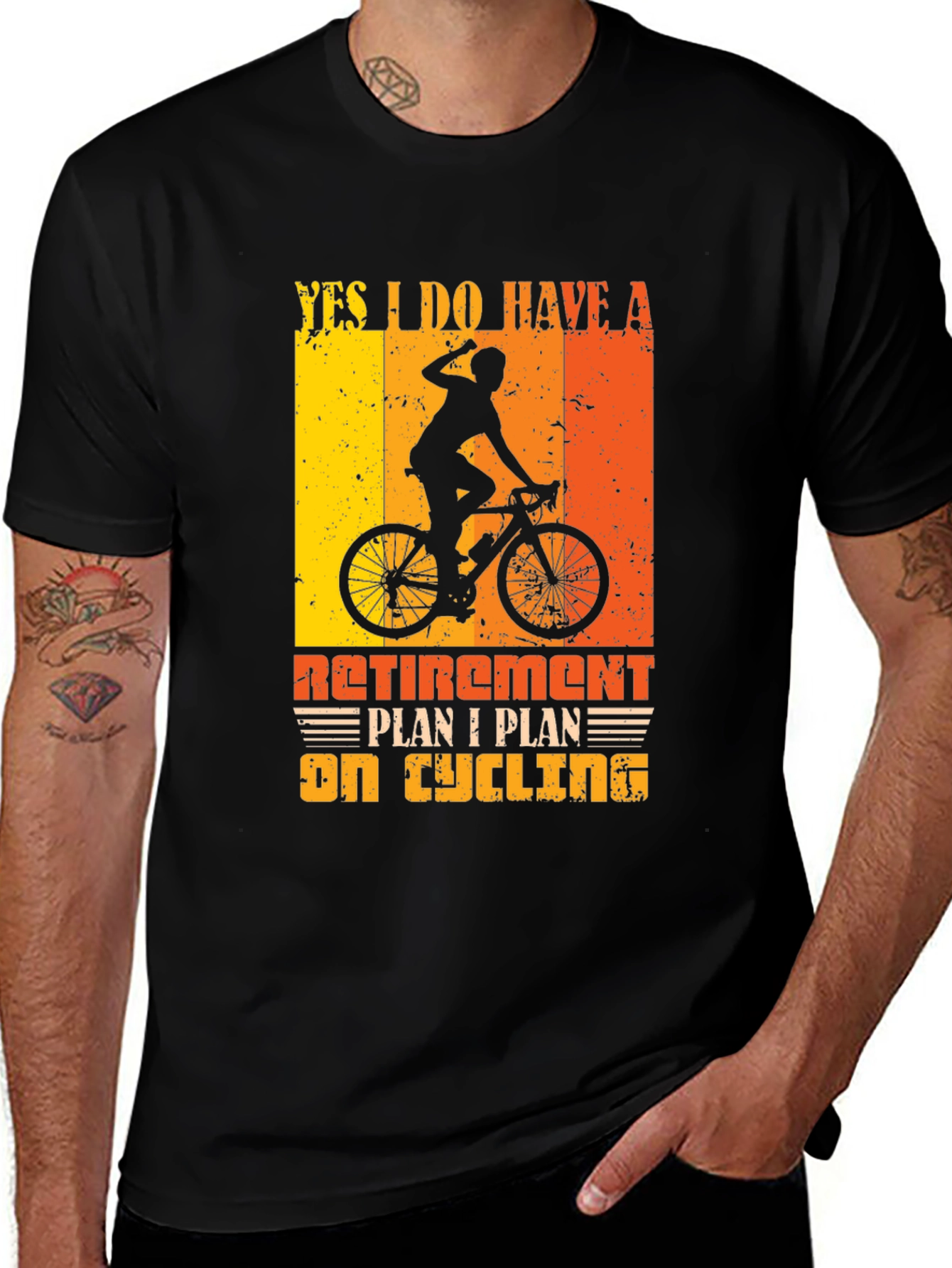 Variant 14 of Cycling Retirement Plan T-Shirt