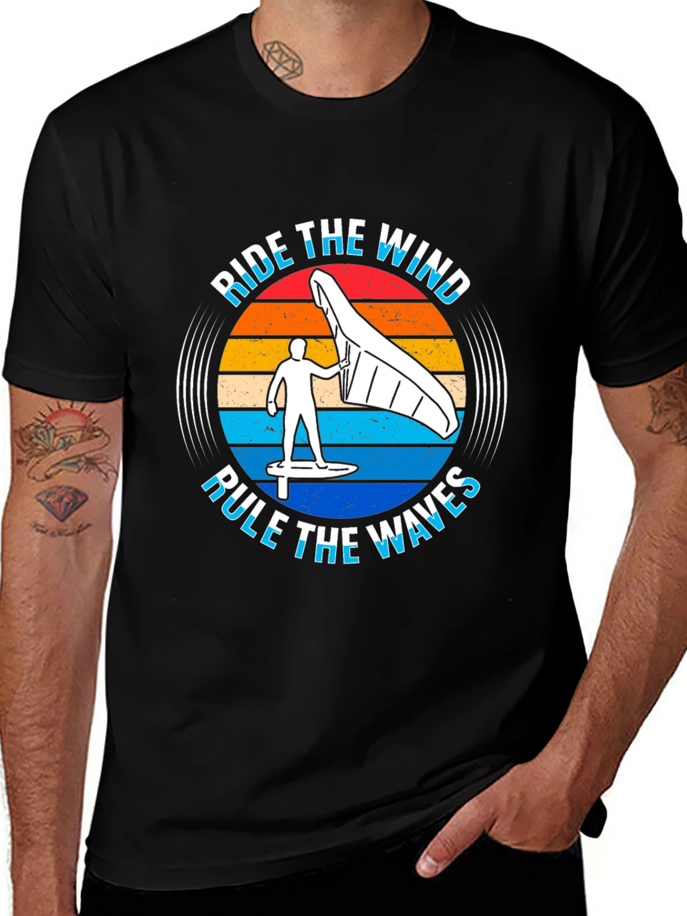 Variant 6 of Ride the Wind, Rule the Waves T-Shirt