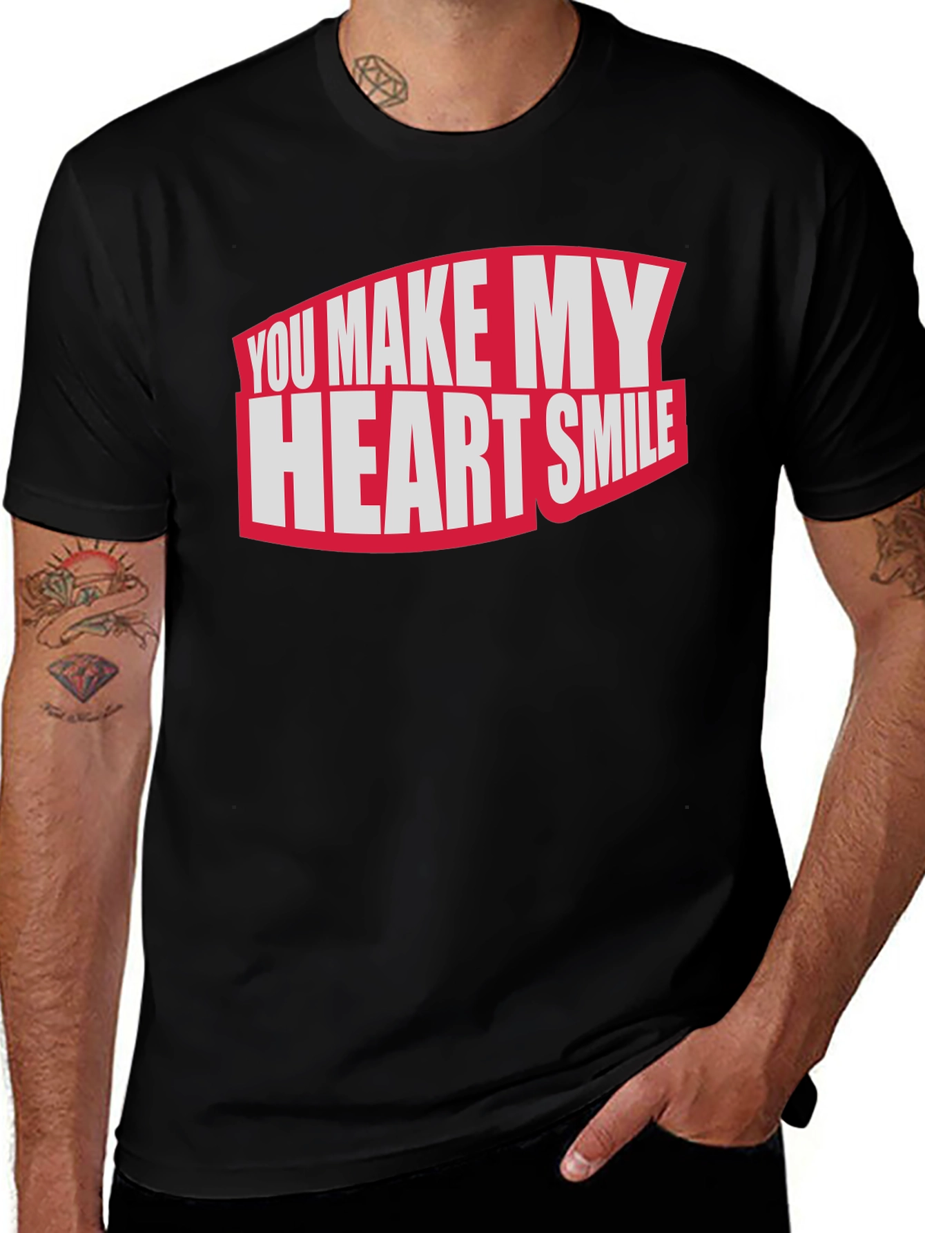 Variant 22 of You Make My Heart Smile Graphic Tee