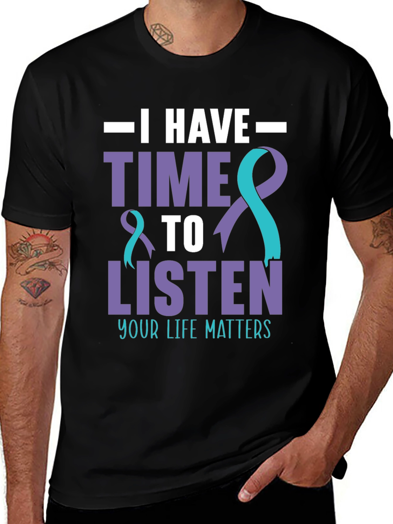 I Have Time to Listen T-Shirt - Mental Health Awareness