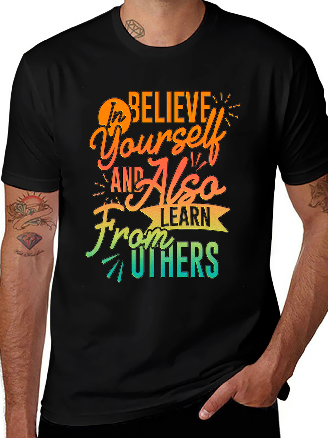Variant 4 of Believe In Yourself Graphic T-Shirt