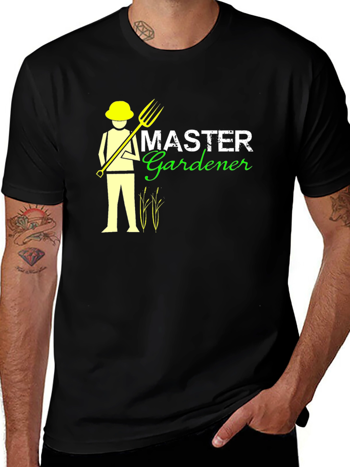 Master Gardener Black Graphic T-Shirt