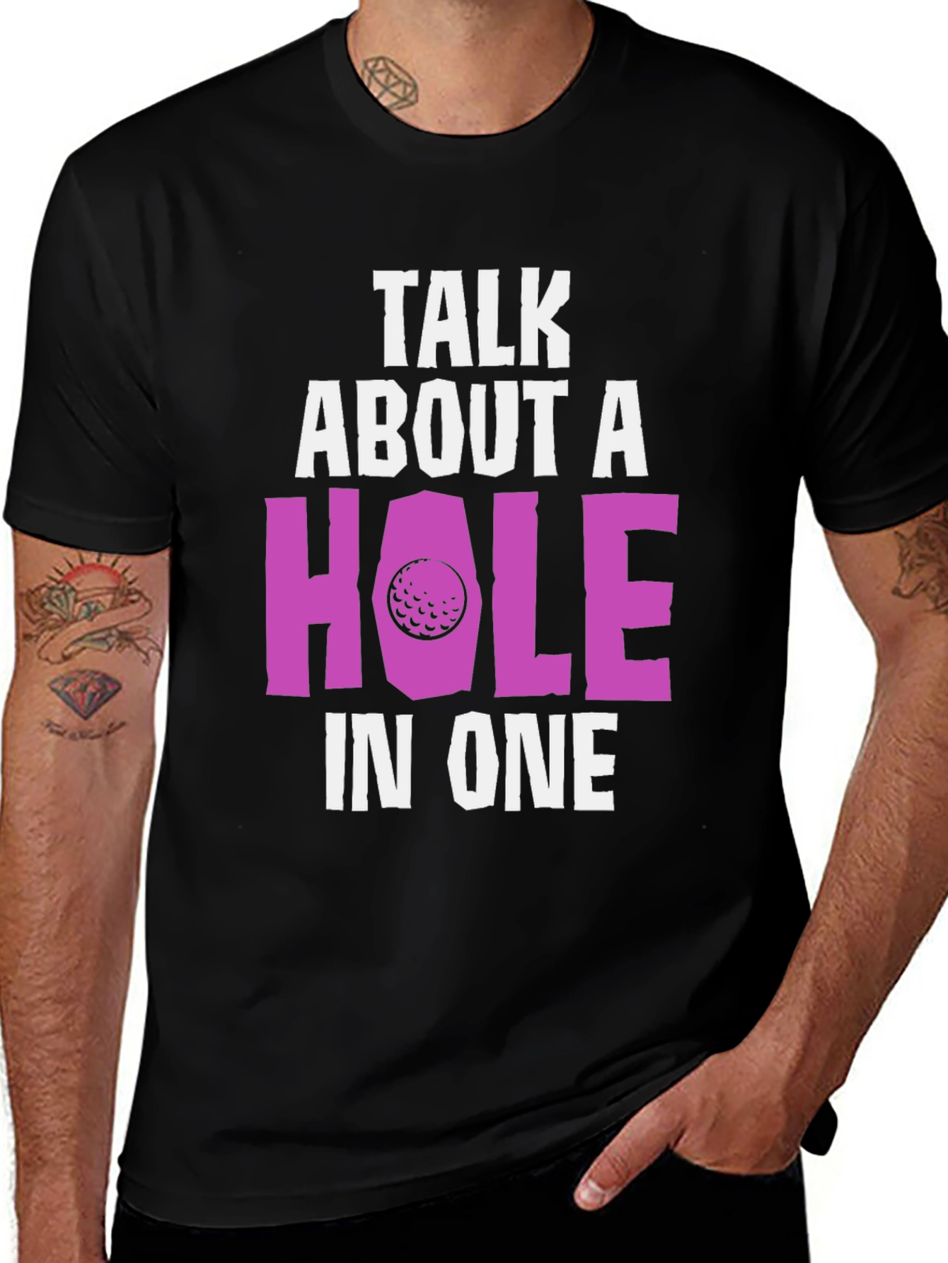 Variant 3 of Funny Golf T-Shirt Hole In One Tee