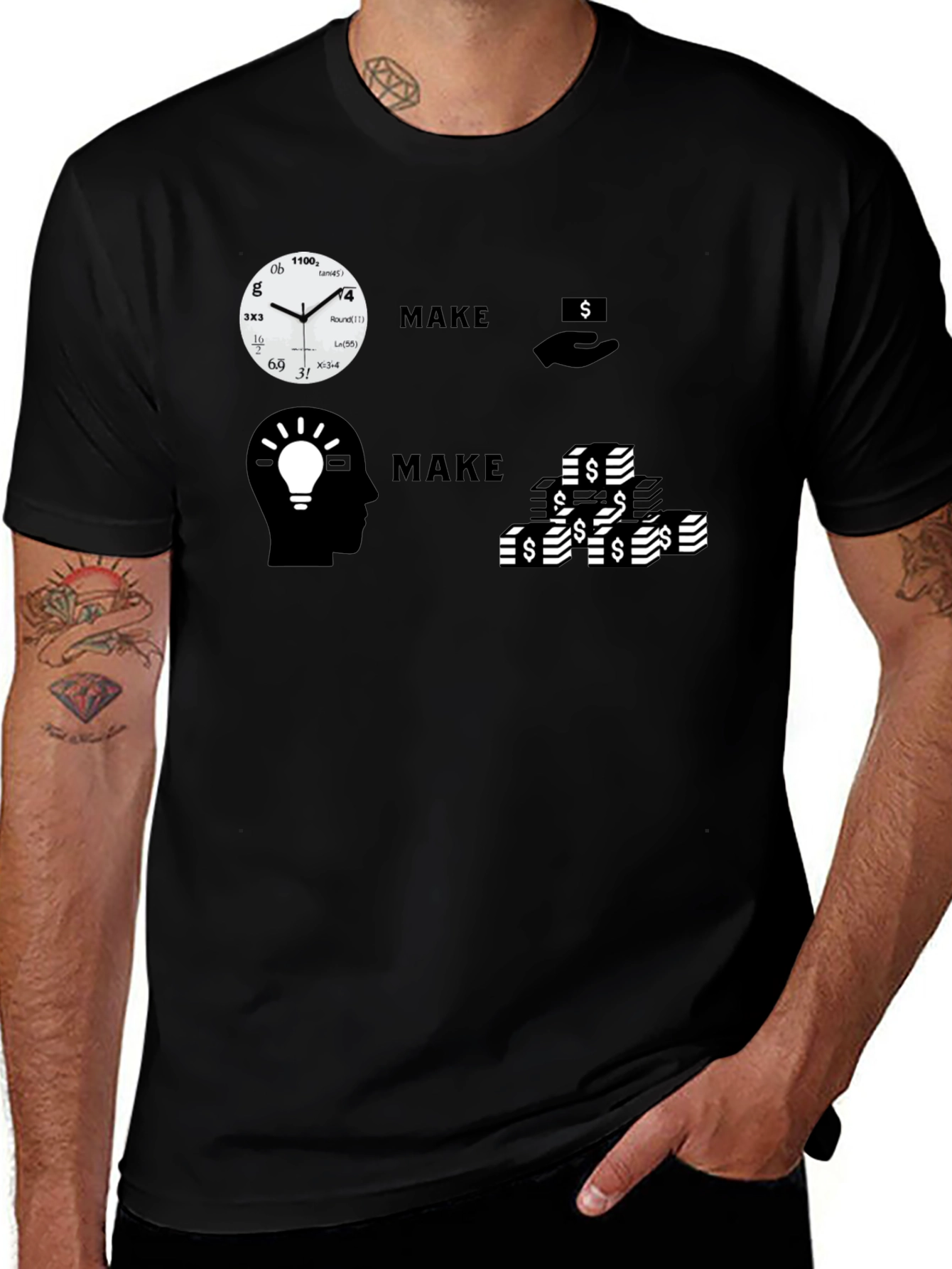 Variant 10 of Make Time Make Money T-Shirt
