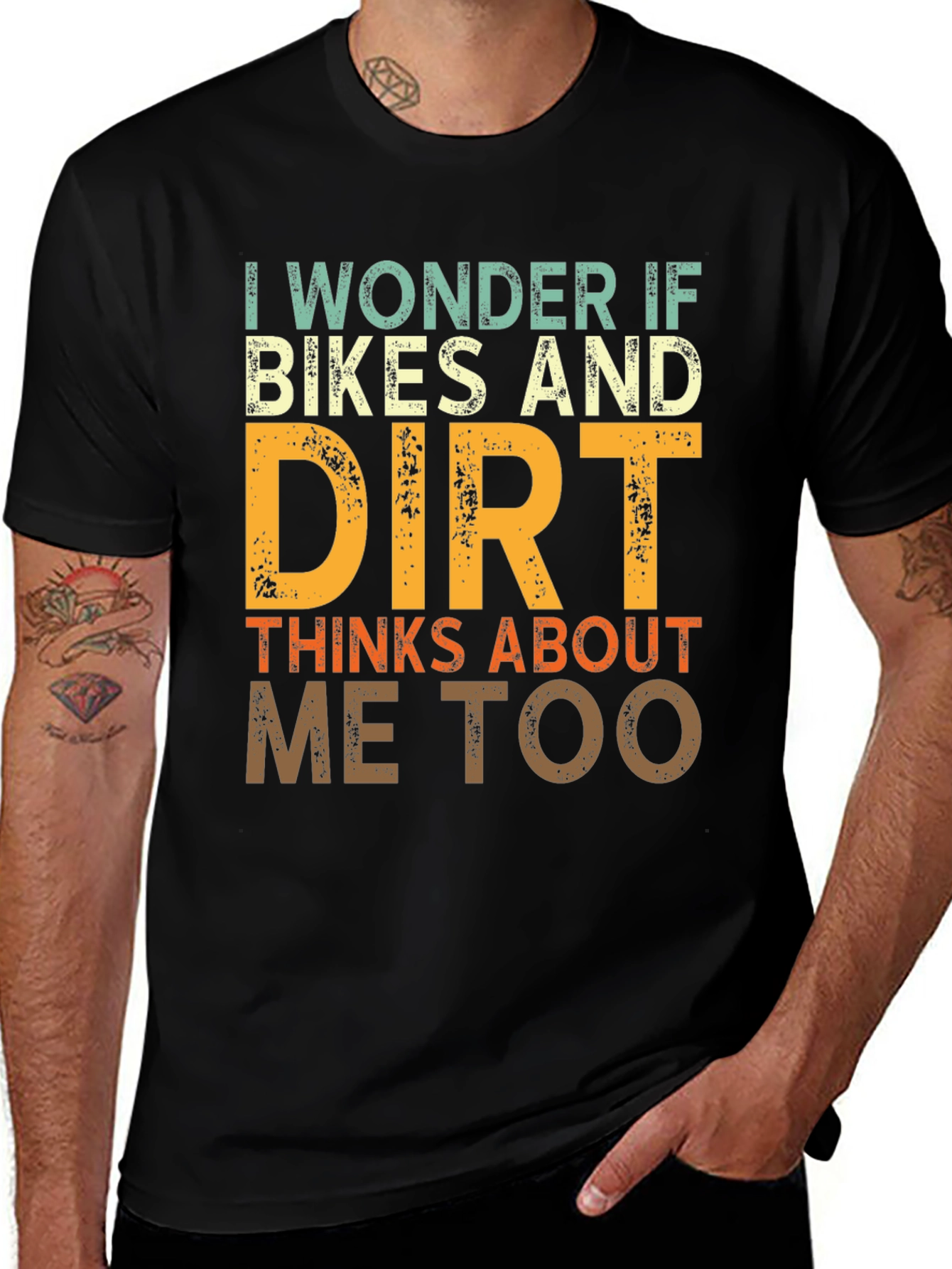 Variant 29 of Bikes and Dirt Men's Graphic Tee