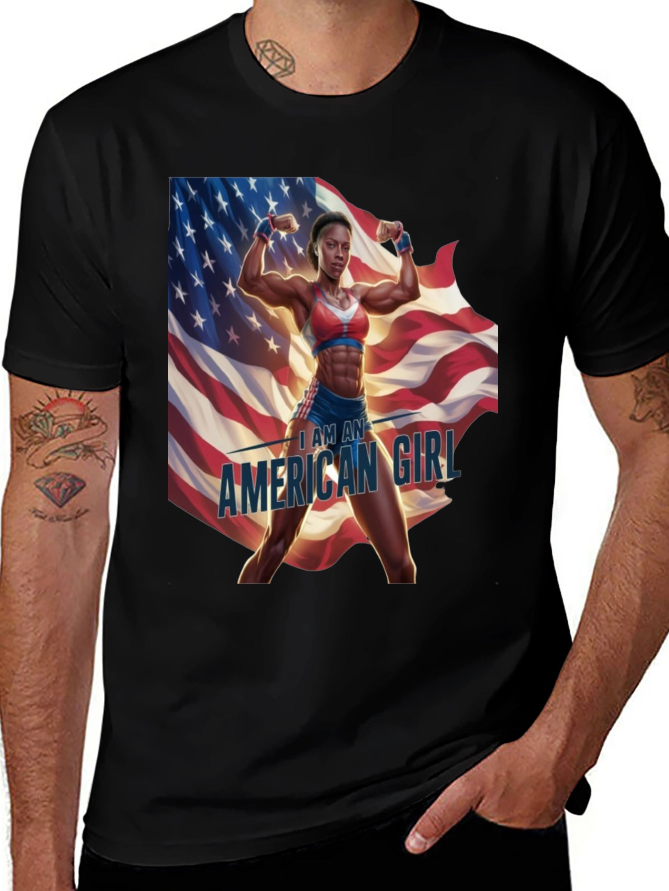Variant 20 of American Girl Patriotic T-Shirt