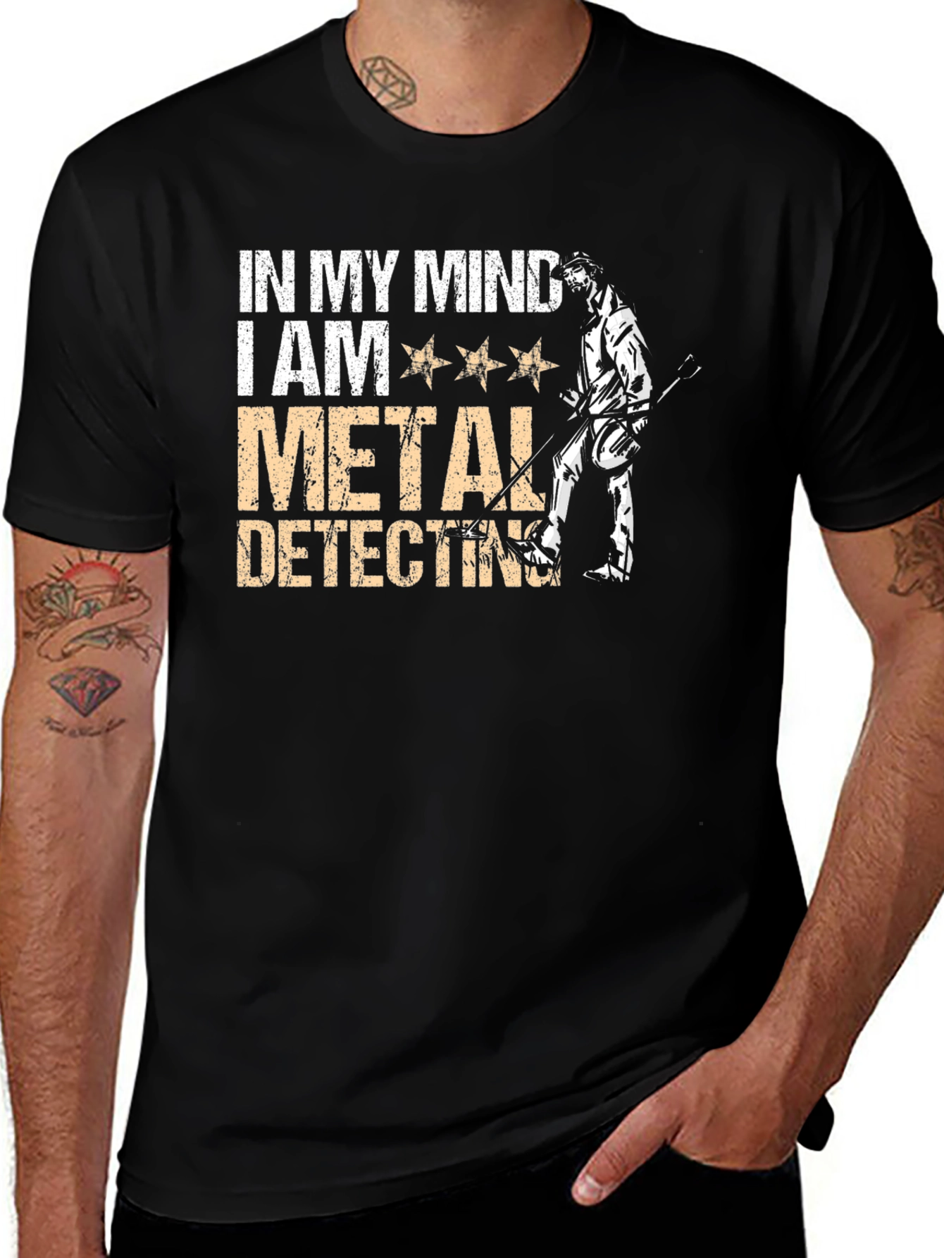 Variant 15 of Metal Detecting Enthusiast T-Shirt