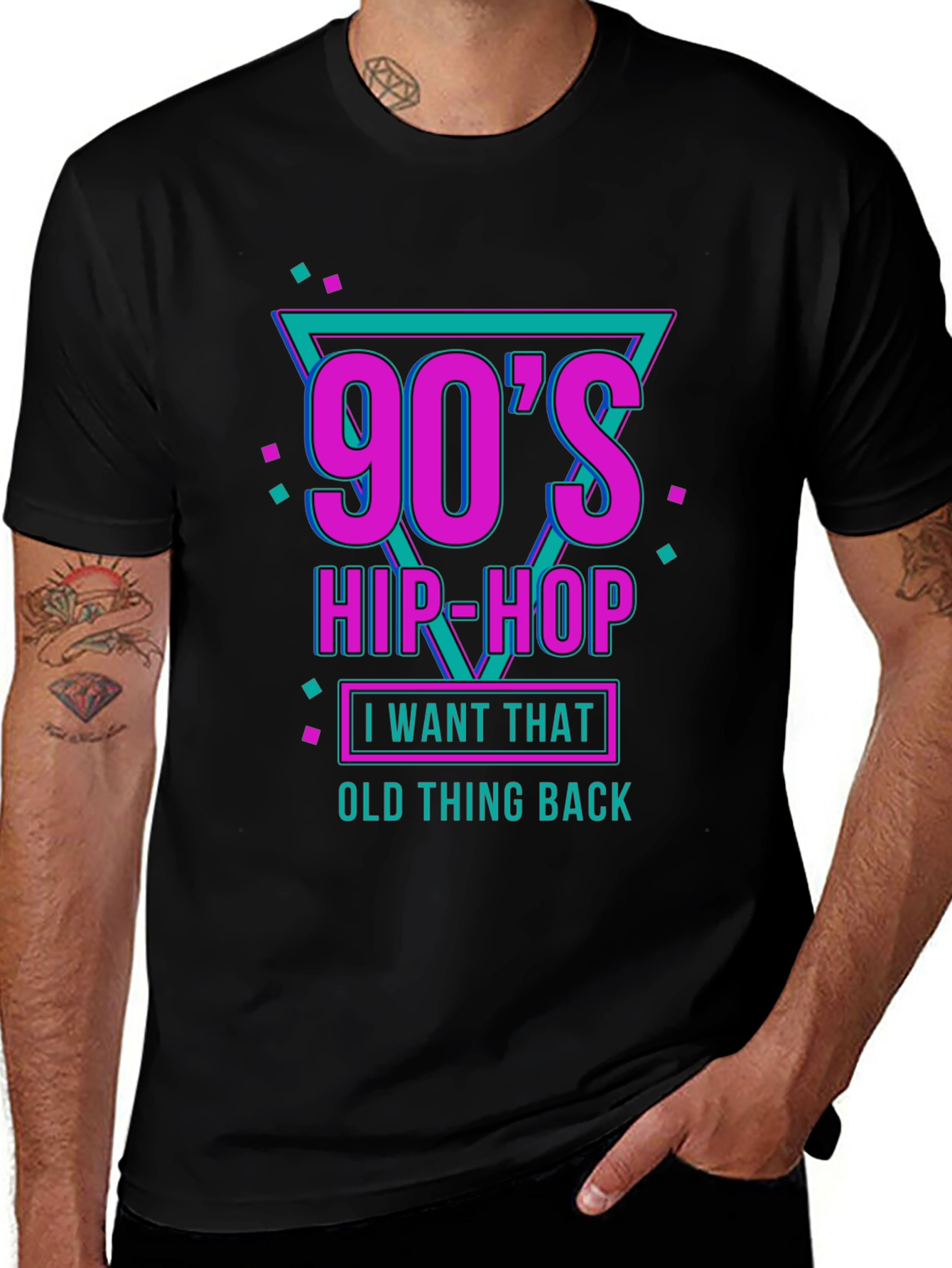 Variant 5 of 90's Hip Hop Throwback T-Shirt