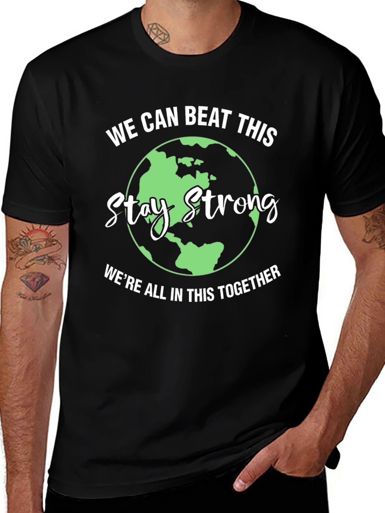 Variant 10 of We Can Beat This Stay Strong T-Shirt