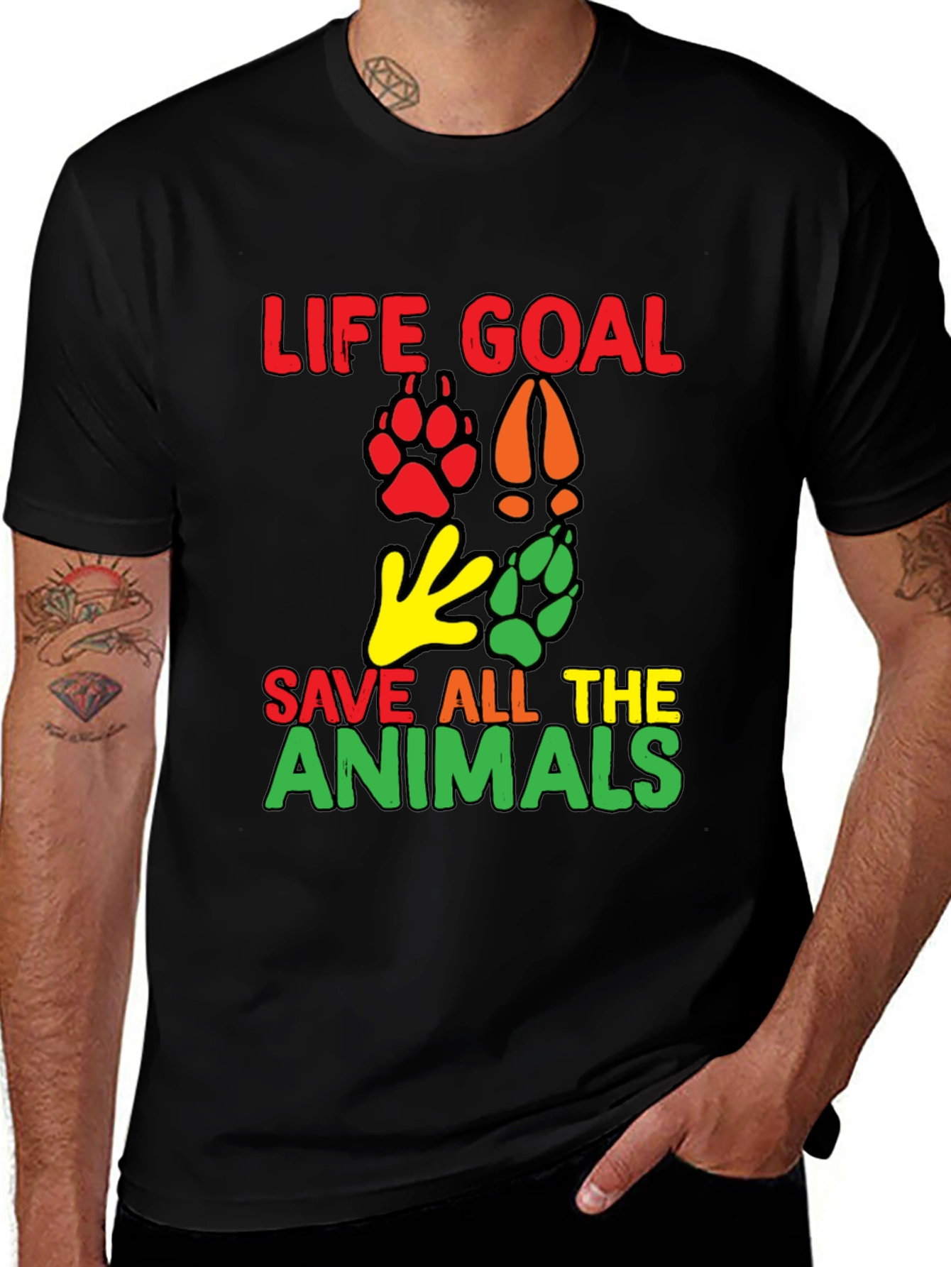 Variant 25 of Save All The Animals Graphic Tee