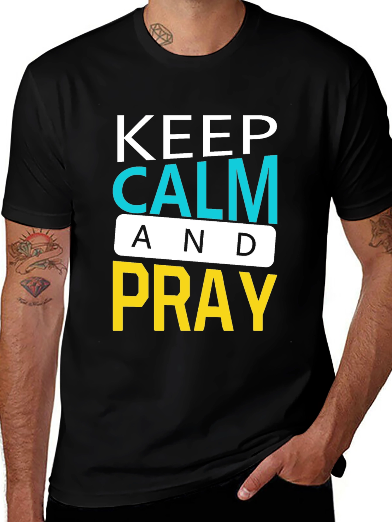 Variant 11 of Keep Calm and Pray Graphic T-Shirt