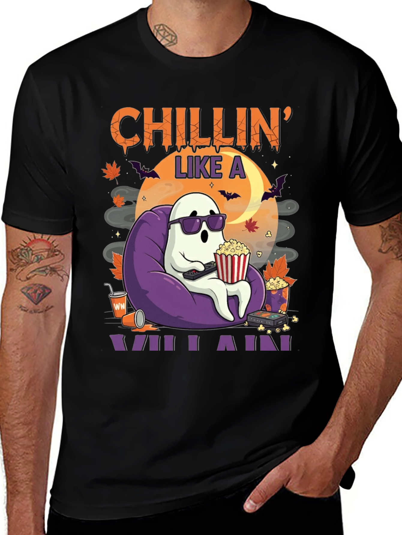 Variant 29 of Chillin' Like a Villain Ghost T-Shirt