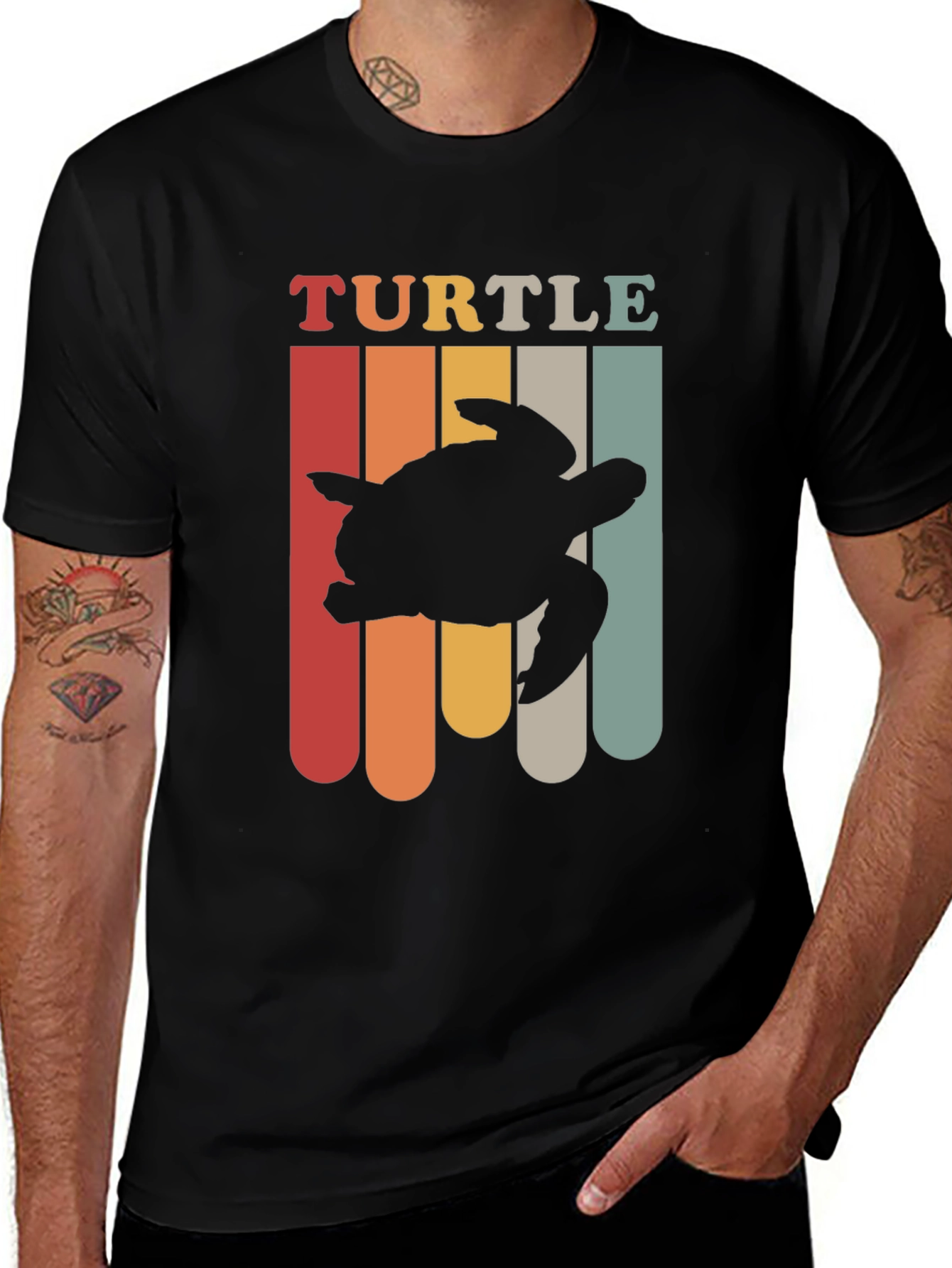 Variant 29 of Retro Turtle Graphic T-Shirt