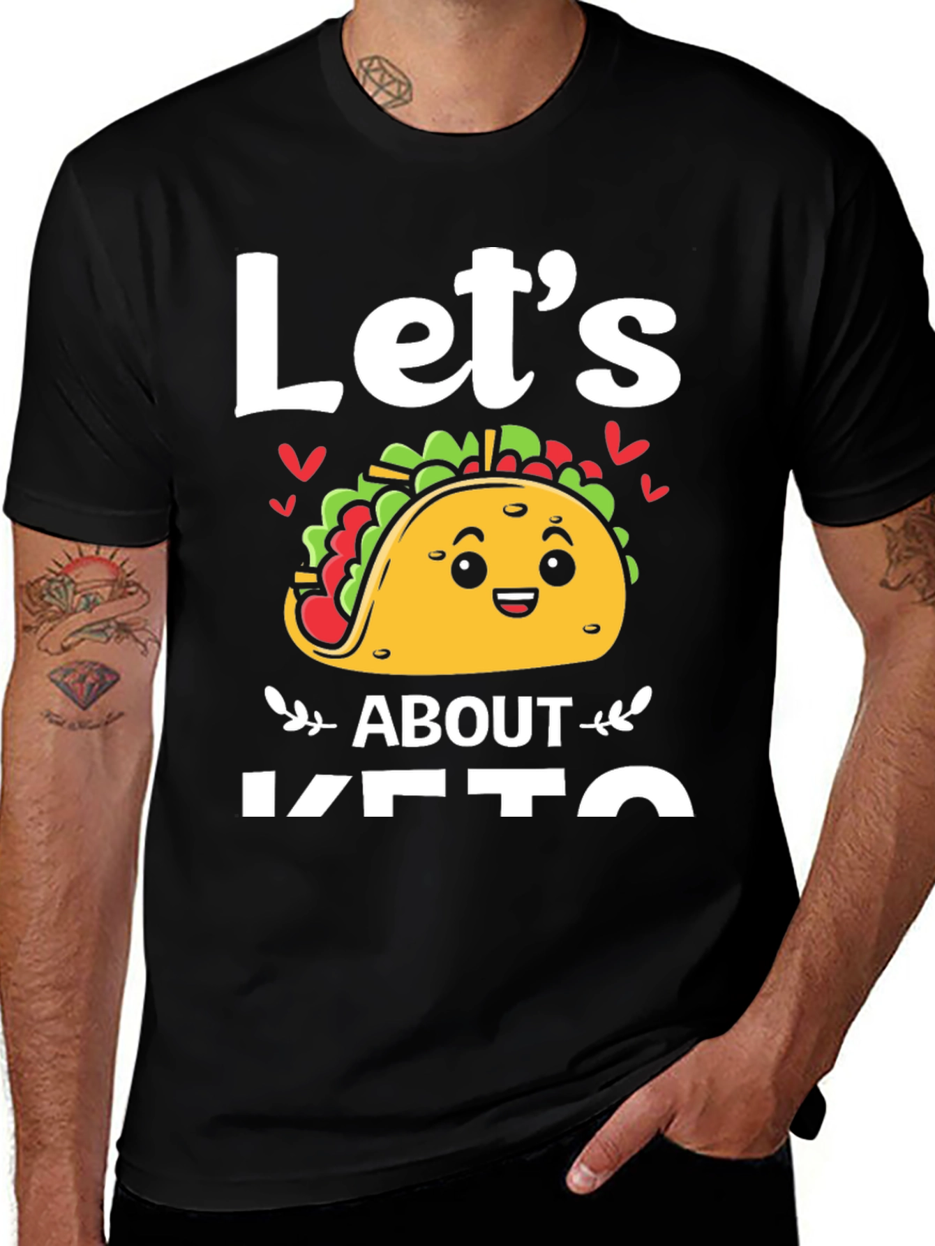 Variant 15 of Let's Taco About Keto T-Shirt