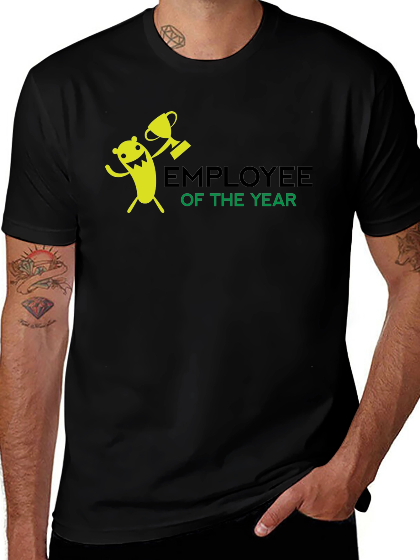 Employee of the Year Black T-Shirt