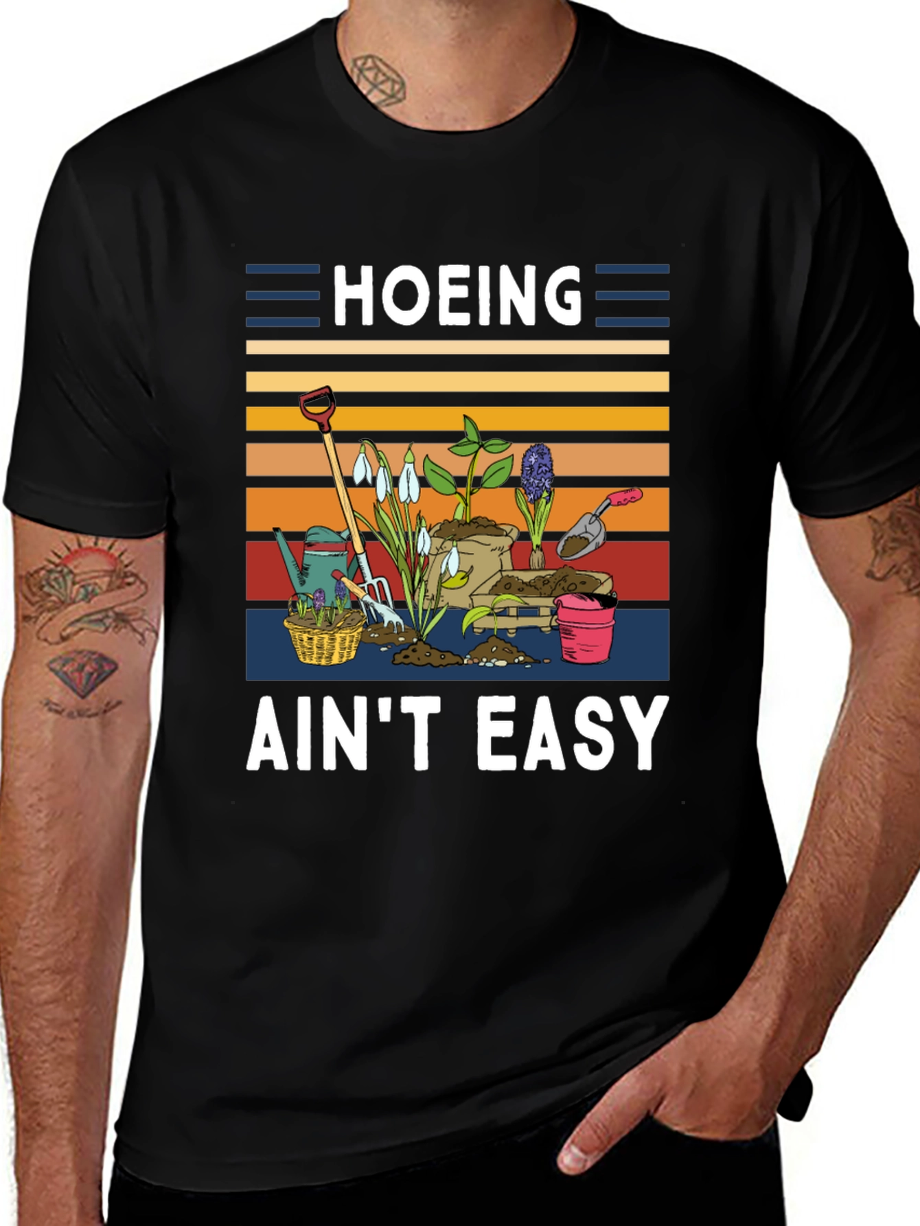 Variant 26 of Hoing Ain't Easy Graphic Tee