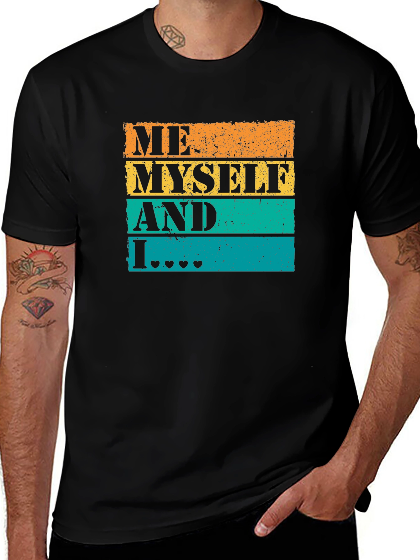 Variant 11 of Me Myself and I Graphic Tee - Trendy Casual Wear