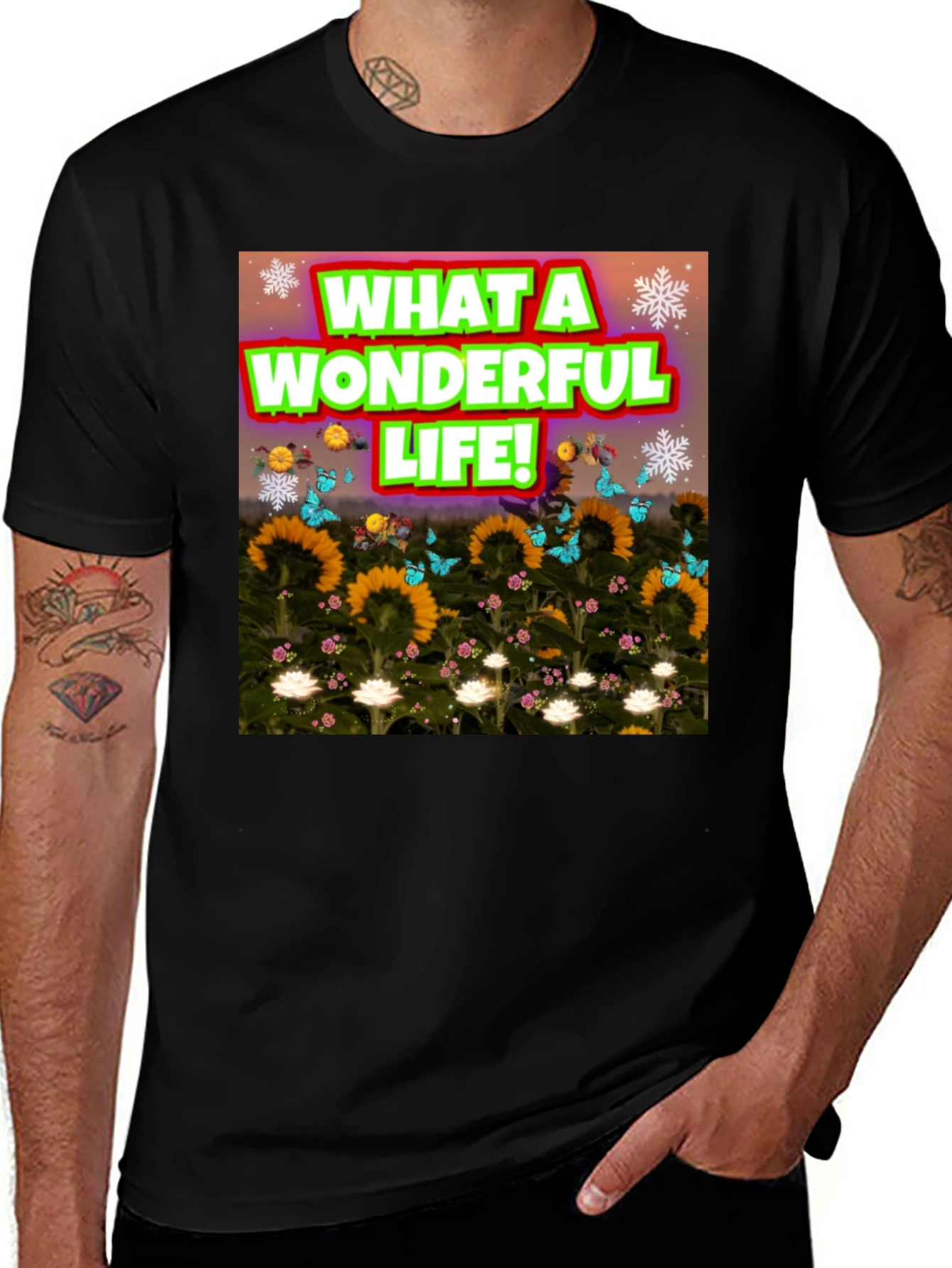 Wonderful Life Graphic Tee - Soft Cotton Blend