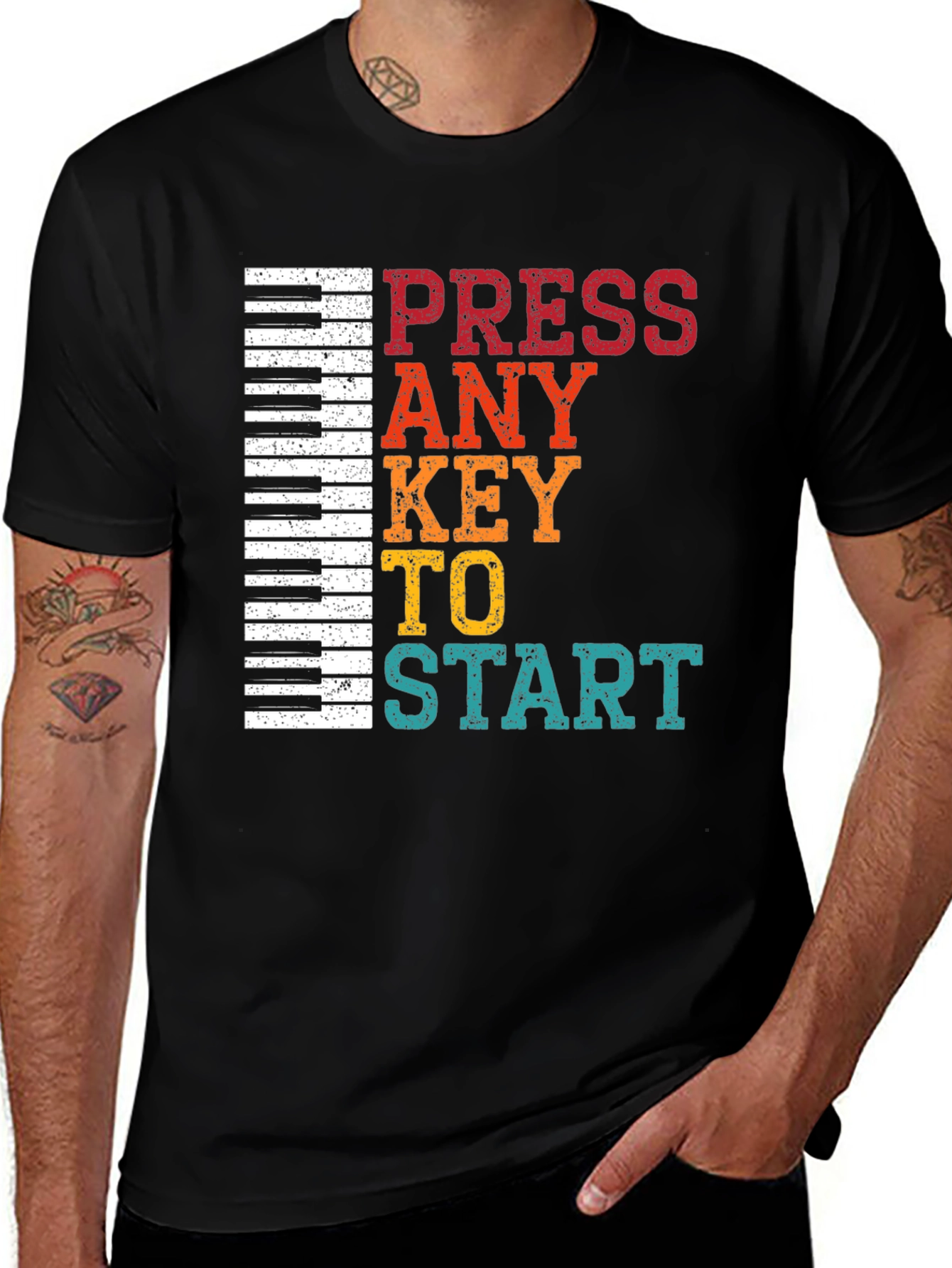 Variant 14 of Press Any Key to Start T-Shirt