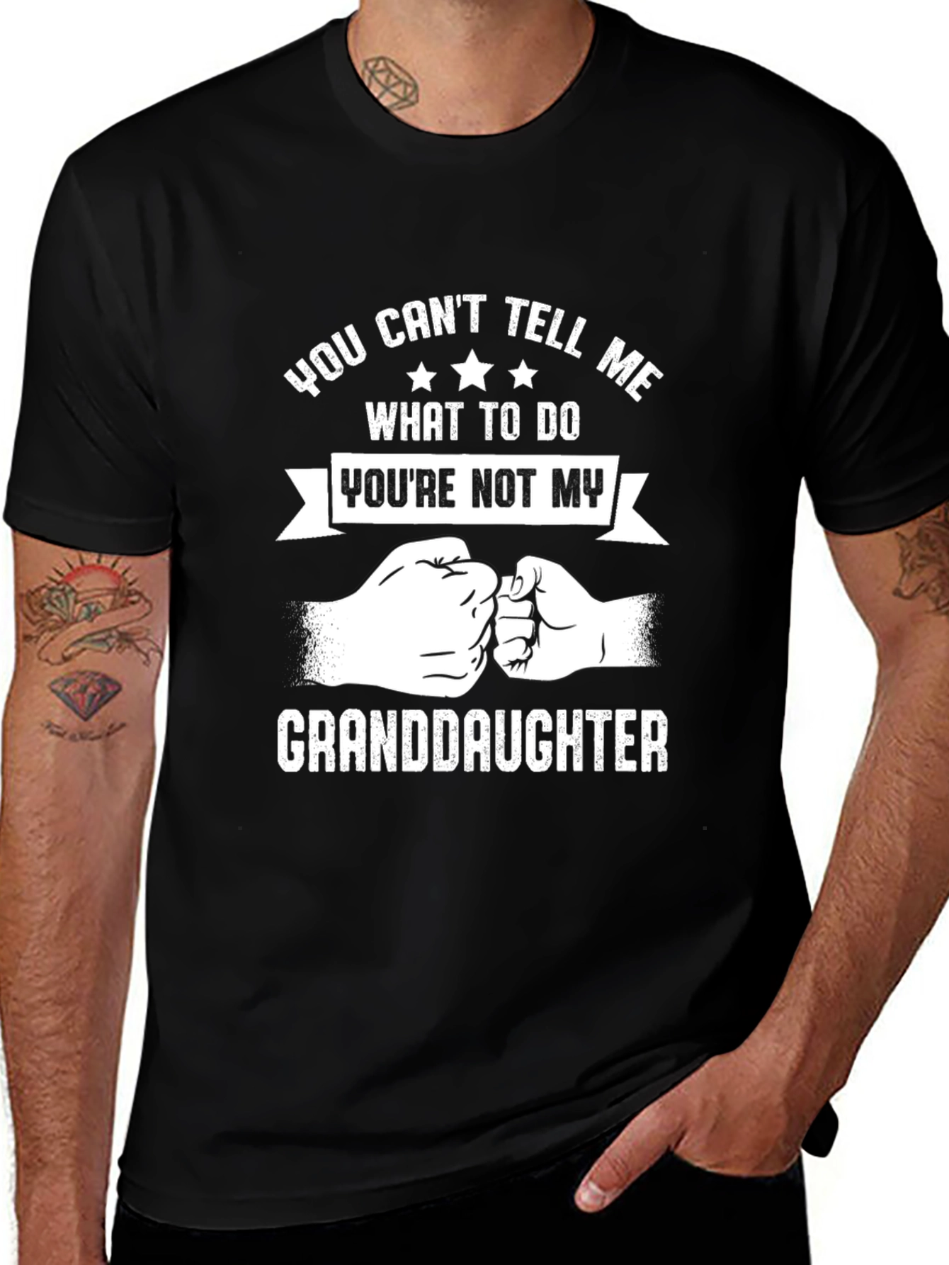 Variant 9 of Funny Grandfather T-Shirt: You Can't Tell Me...