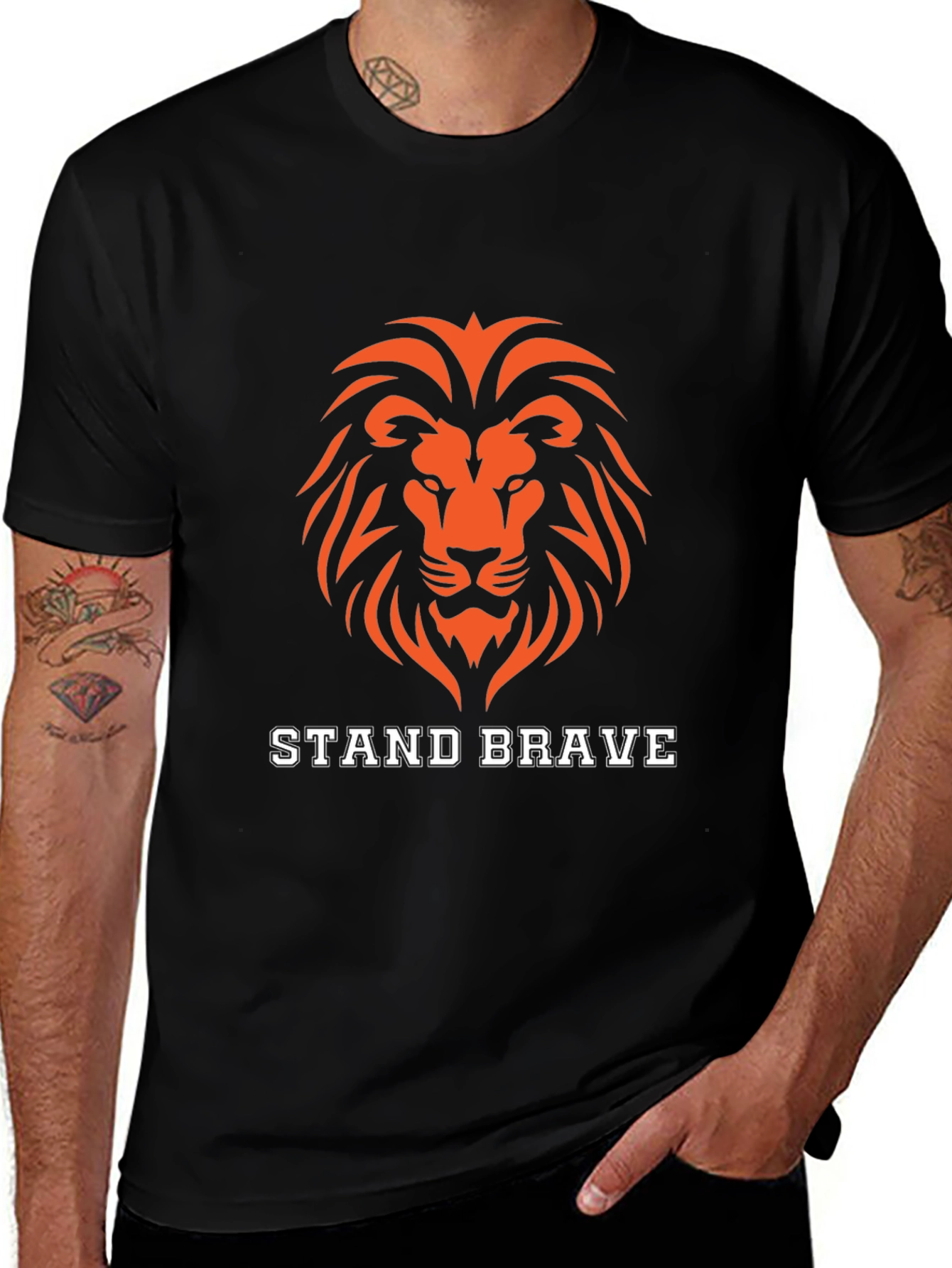 Variant 14 of Stand Brave Lion Graphic T-Shirt