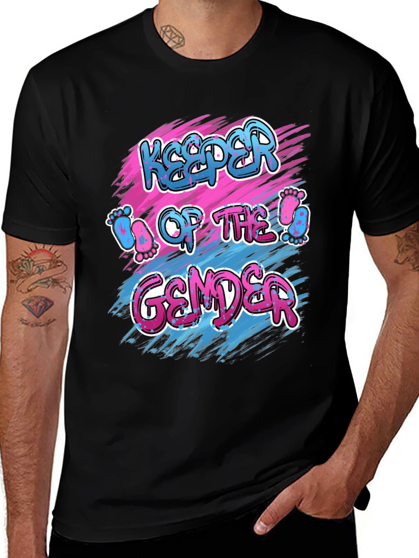 Keeper of the Gender T-Shirt Baby Reveal