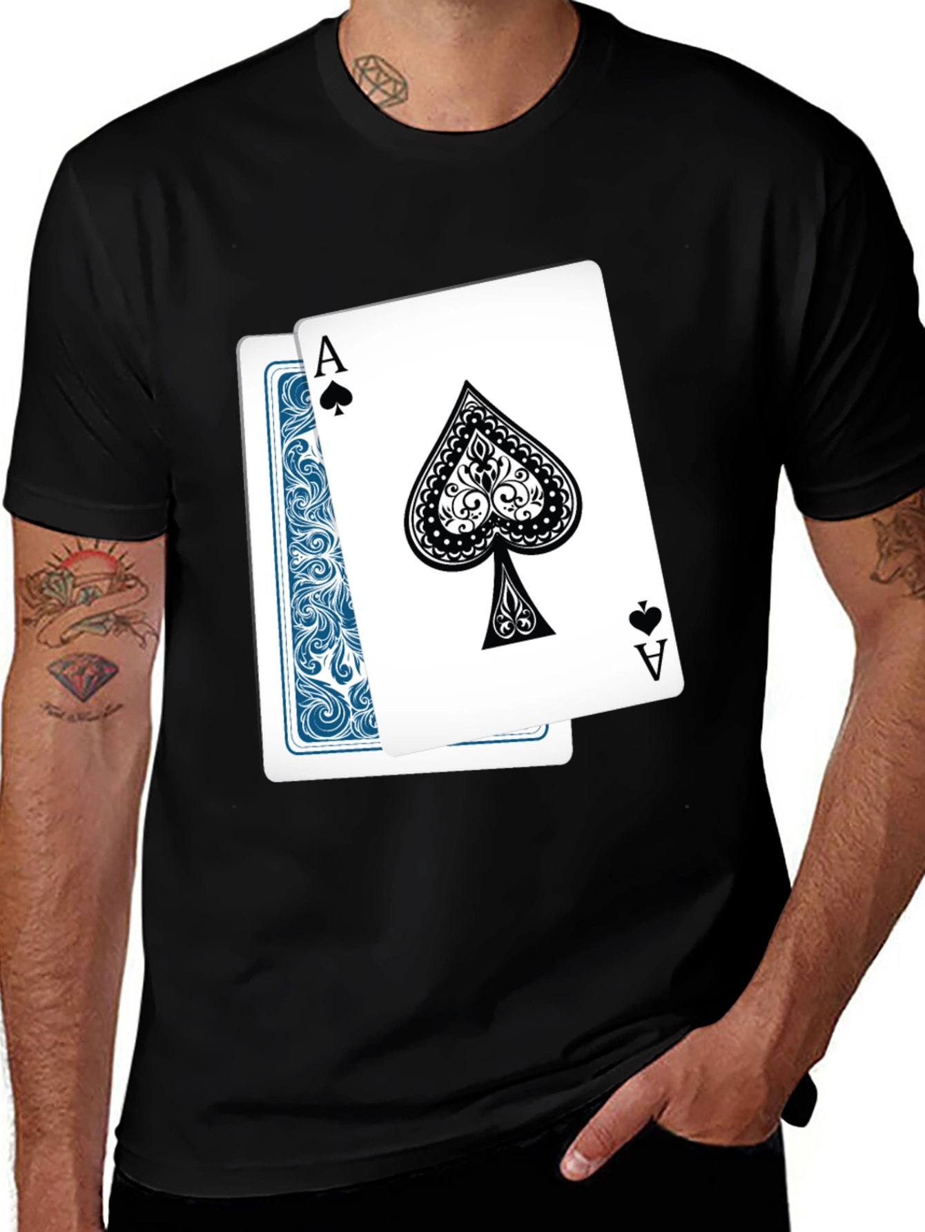 Variant 4 of Ace of Spades Graphic T-Shirt