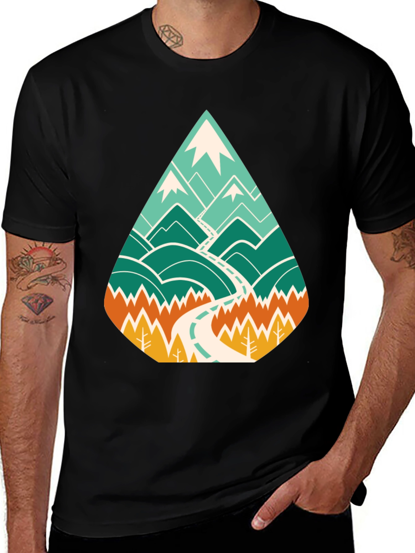 Variant 2 of Mountain Road Trip Graphic Tee