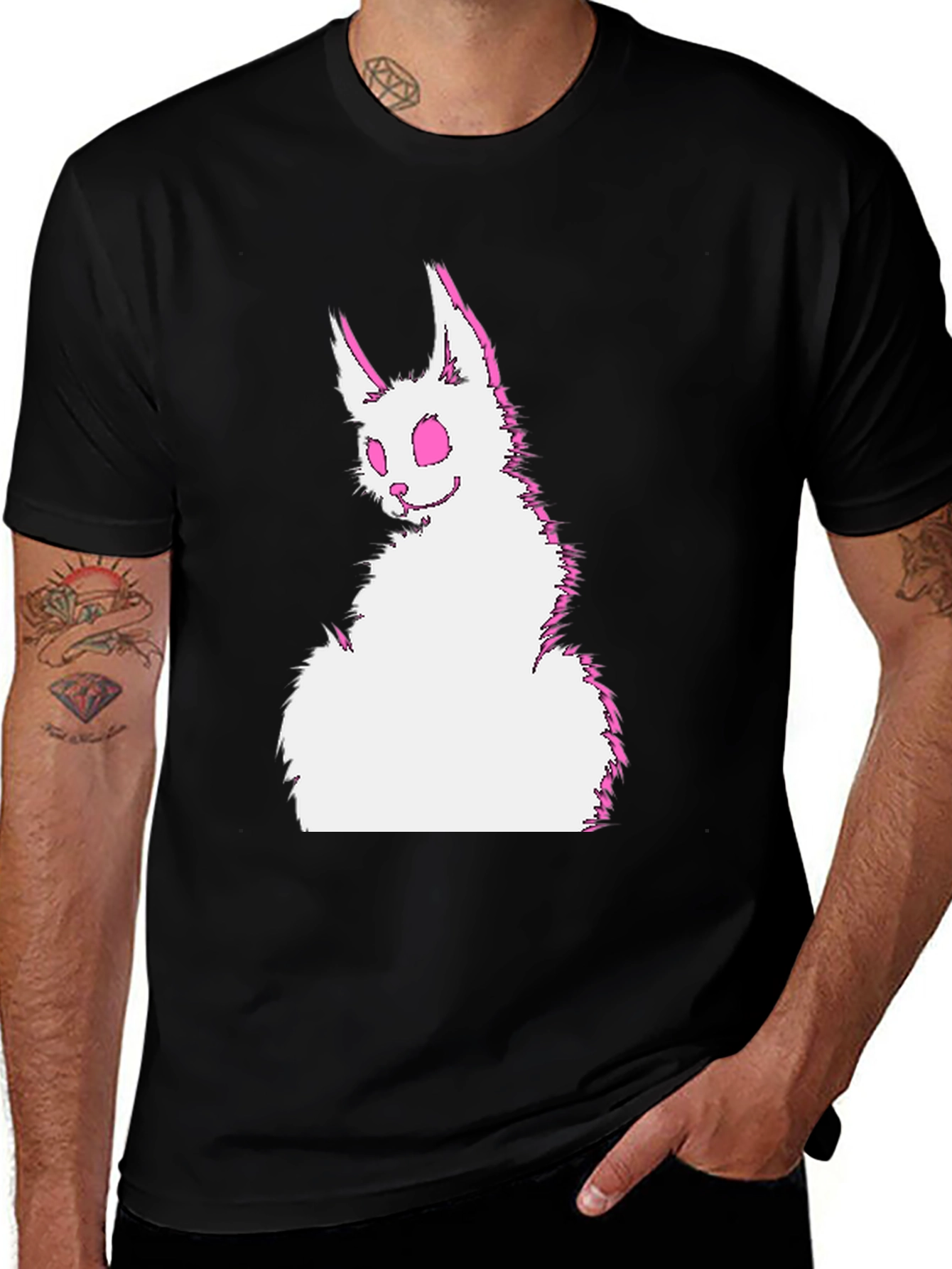 Variant 29 of Cute Kawaii Cat Graphic T-Shirt