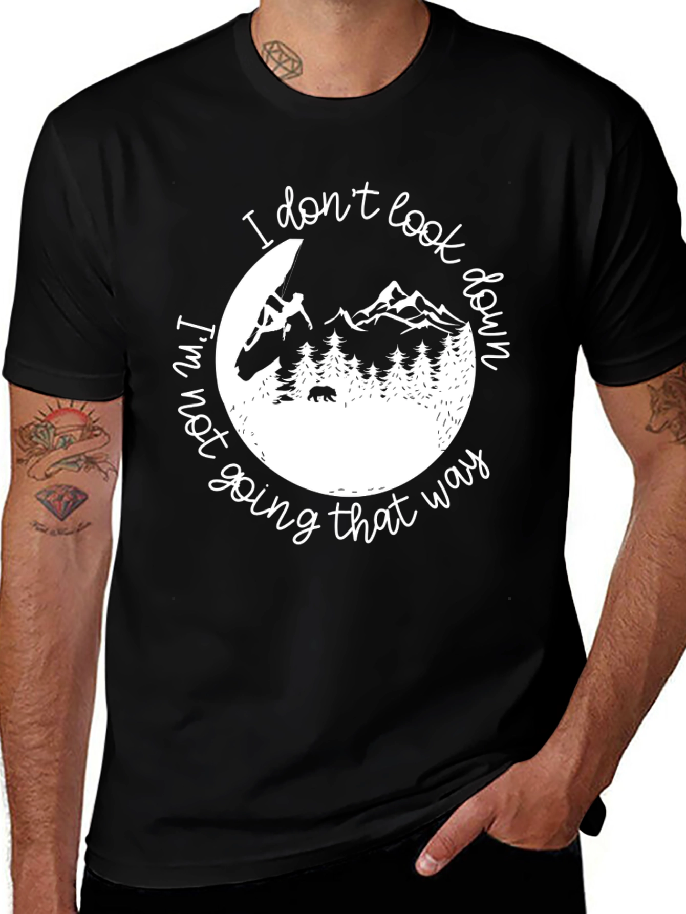 Variant 16 of Climbing Adventure T-Shirt - I Don't Look Down
