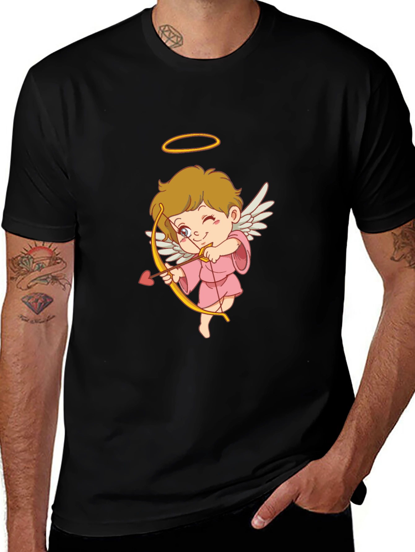 Variant 17 of Cupid Graphic T-Shirt - Valentine's Day