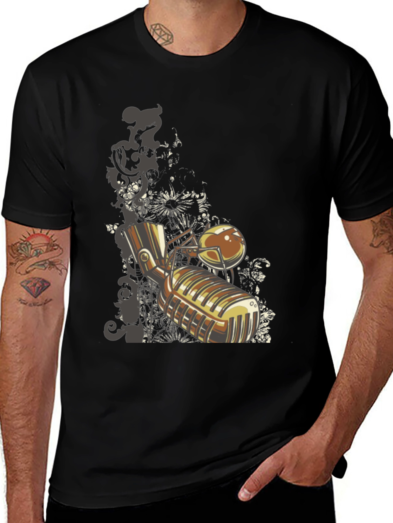 Variant 27 of Vintage Microphone Graphic Tee - Music Lover's T-Shirt