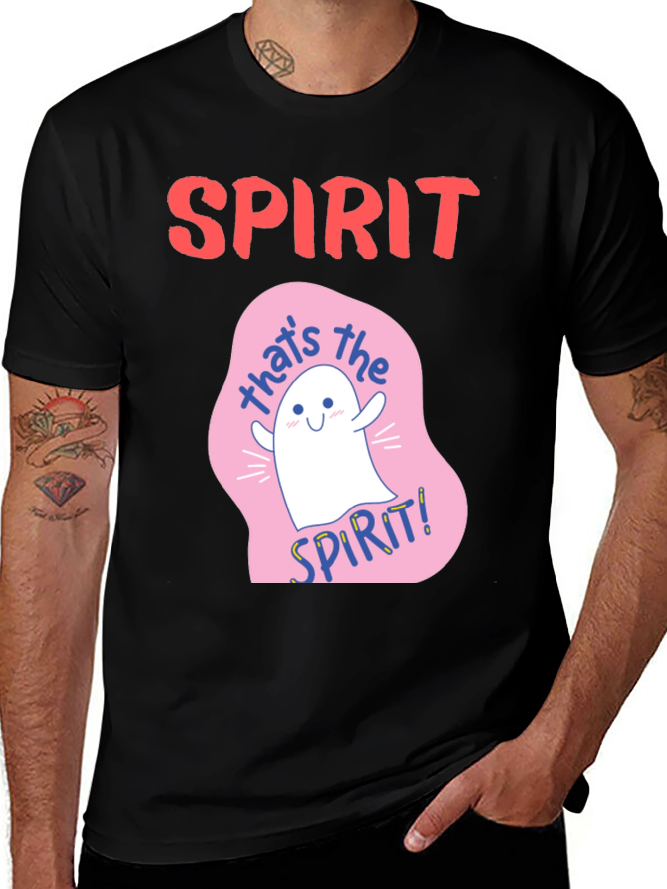 Variant 27 of Spirit T-Shirt - Cute Ghost Graphic Tee