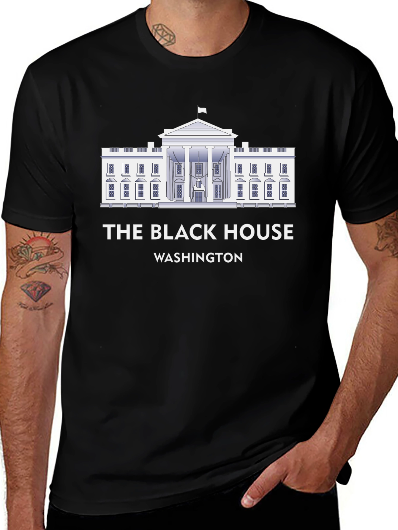 The Black House T-Shirt - Washington D.C. Souvenir