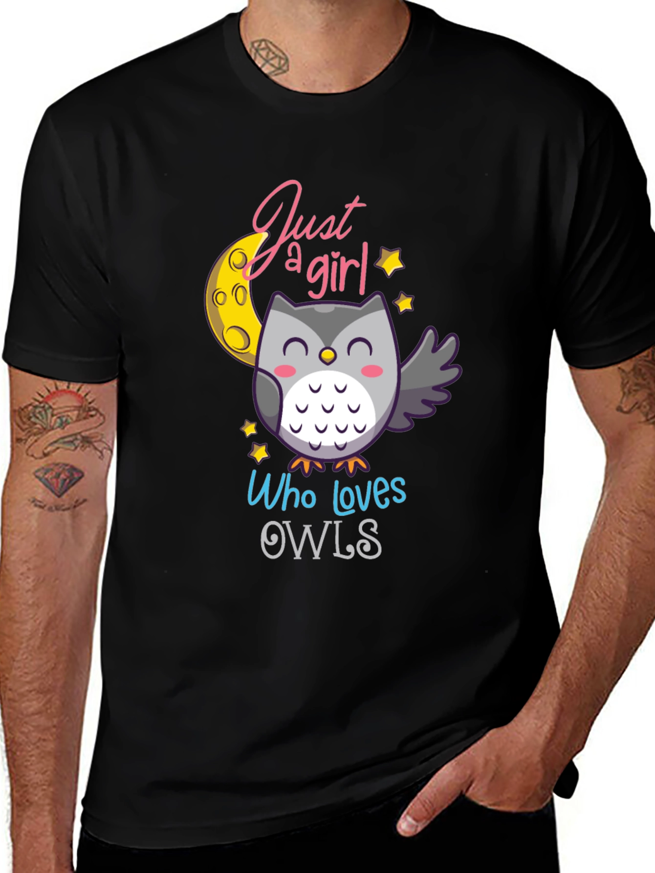 Variant 26 of Just a Girl Who Loves Owls T-Shirt