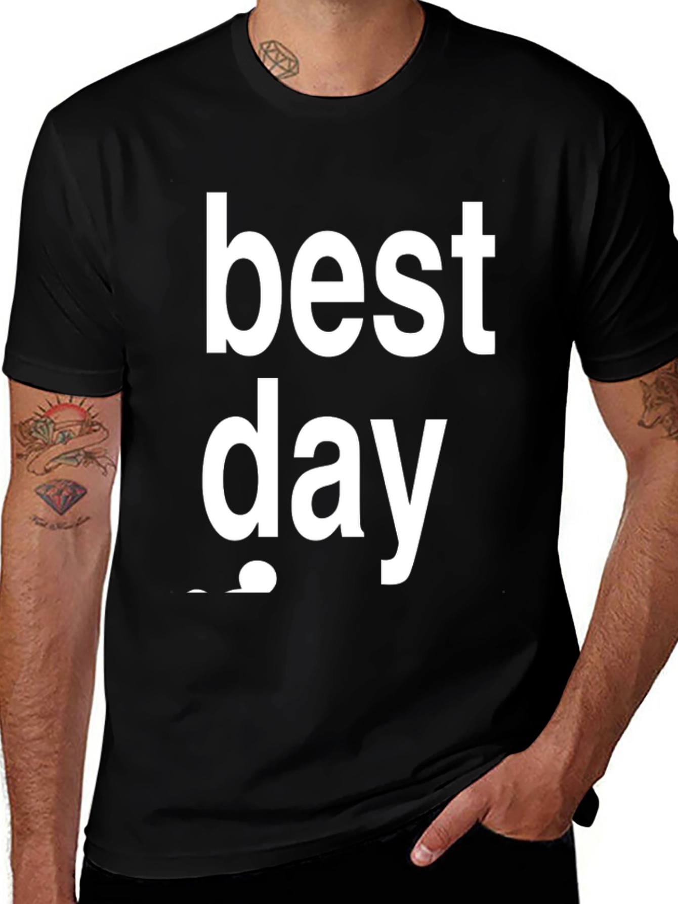 Variant 12 of Best Day Graphic Tee | Casual Style