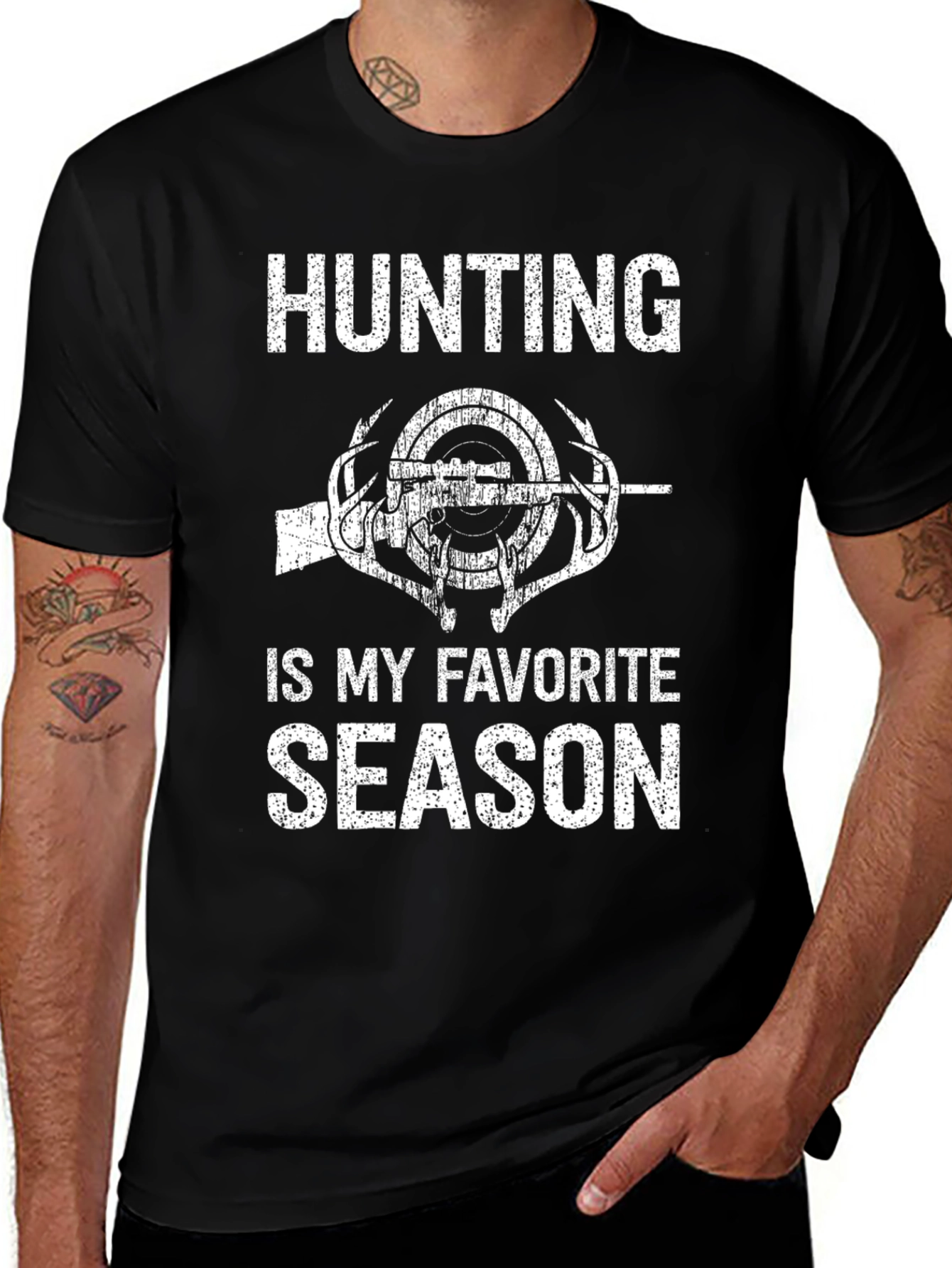Variant 30 of Hunting Is My Favorite Season Graphic Tee