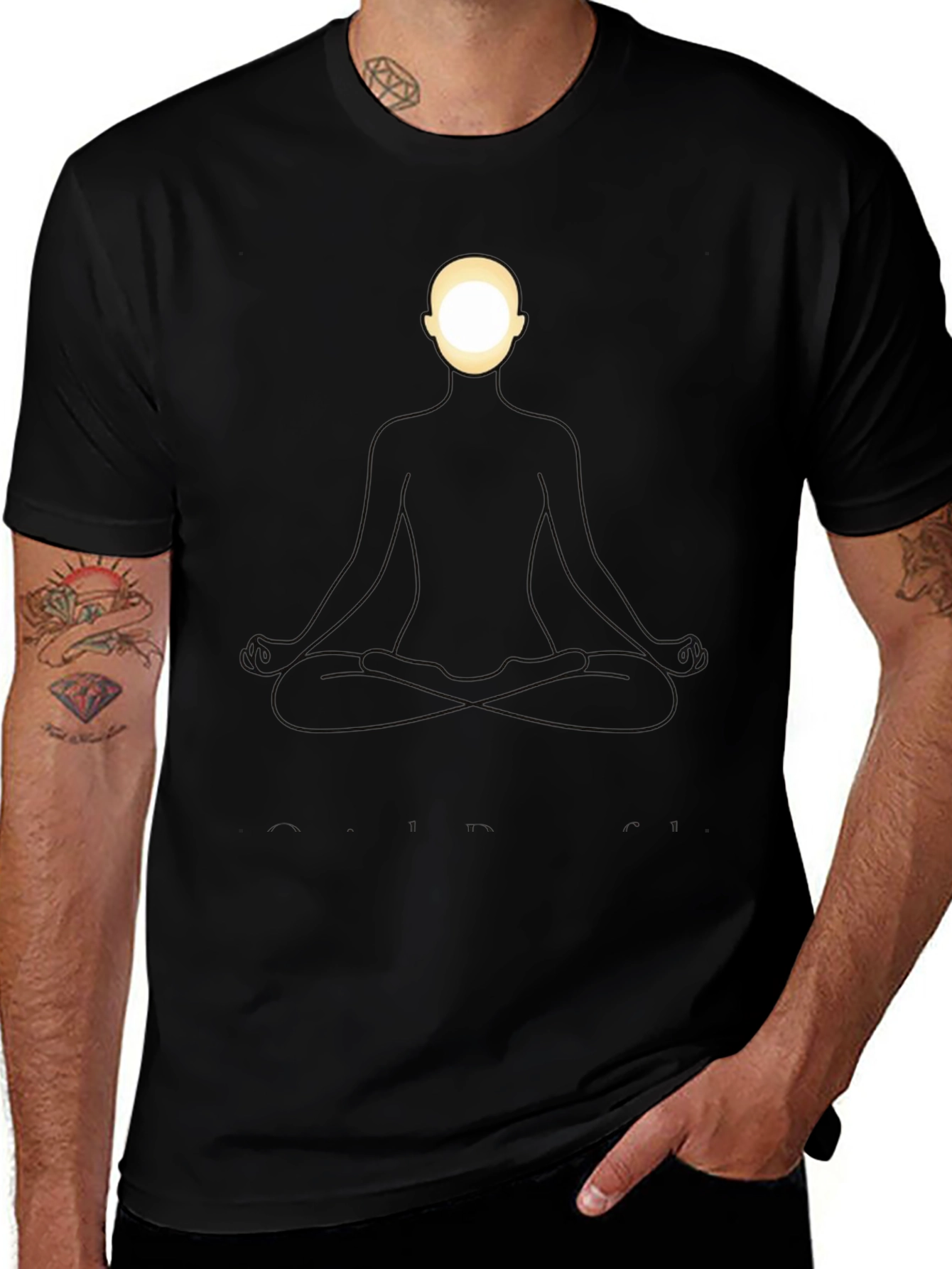 Variant 13 of Meditate T-Shirt - Find Your Inner Peace