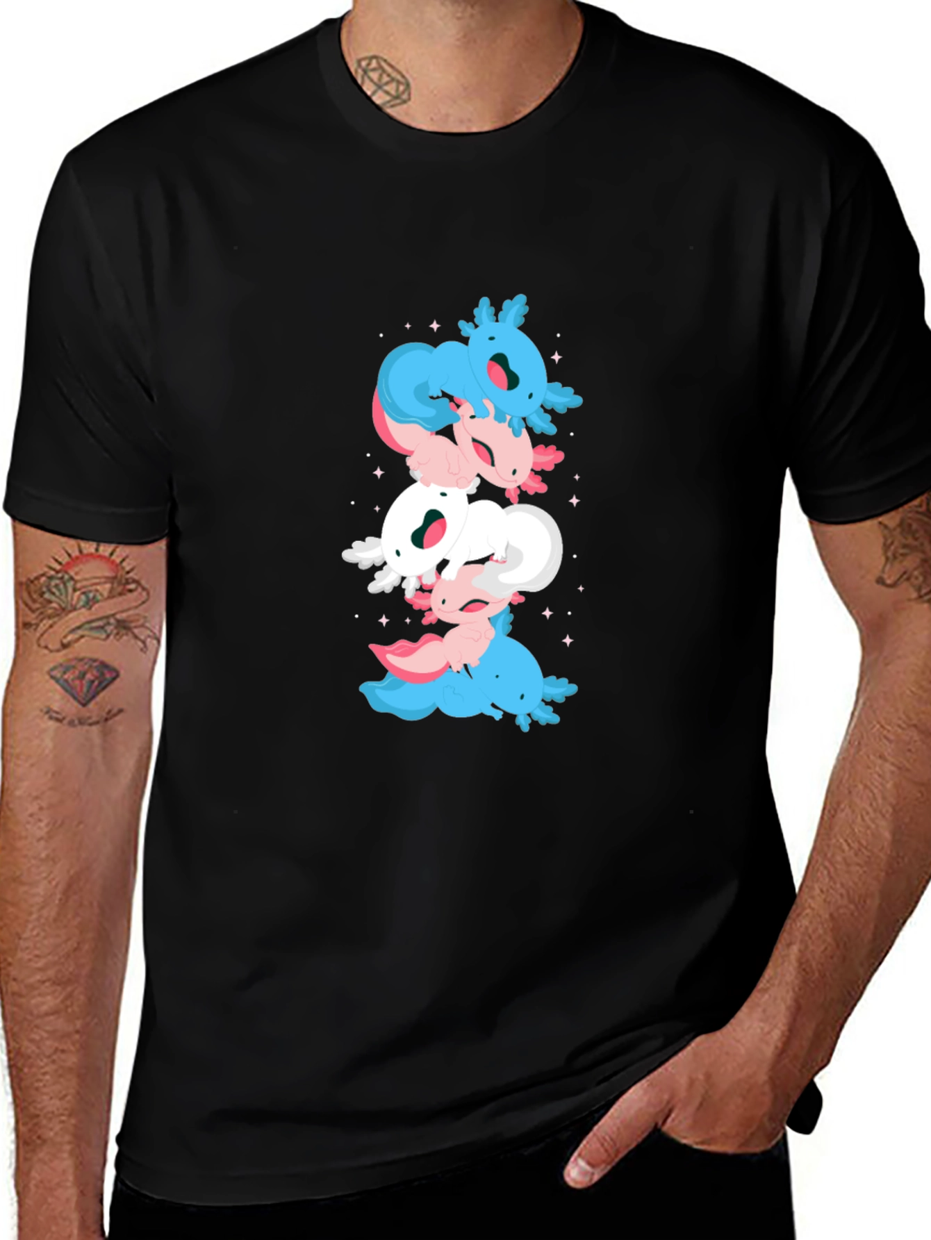 Variant 20 of Axolotl Trans Pride T-Shirt