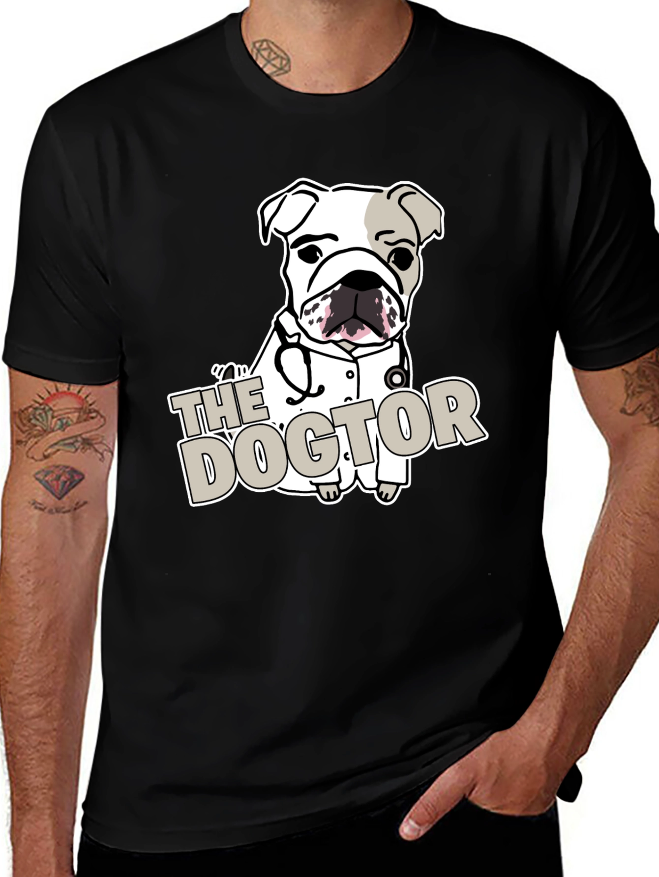 Dogtor T-Shirt - Cute Cartoon Animal Doctor Tee