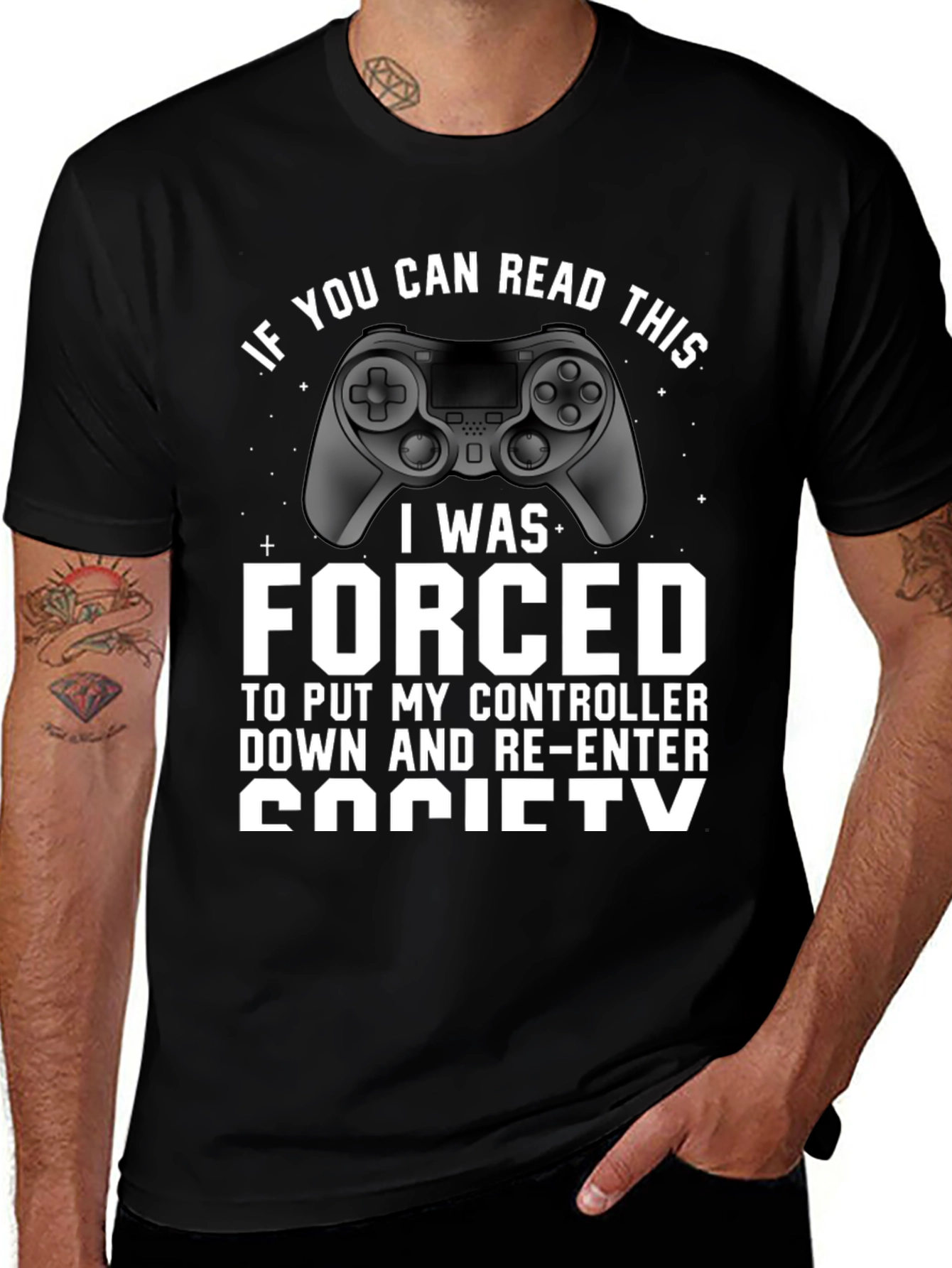 Gamer T-Shirt: "If You Can Read This..."