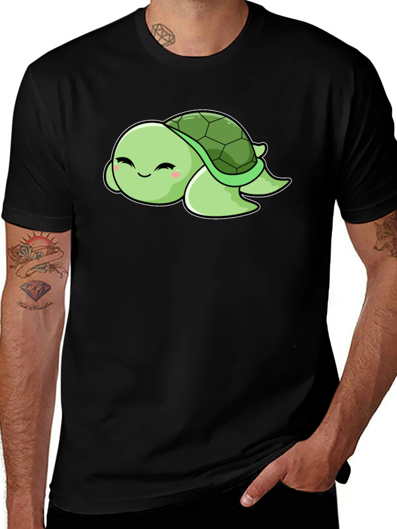 Variant 6 of Cute Turtle Graphic Tee